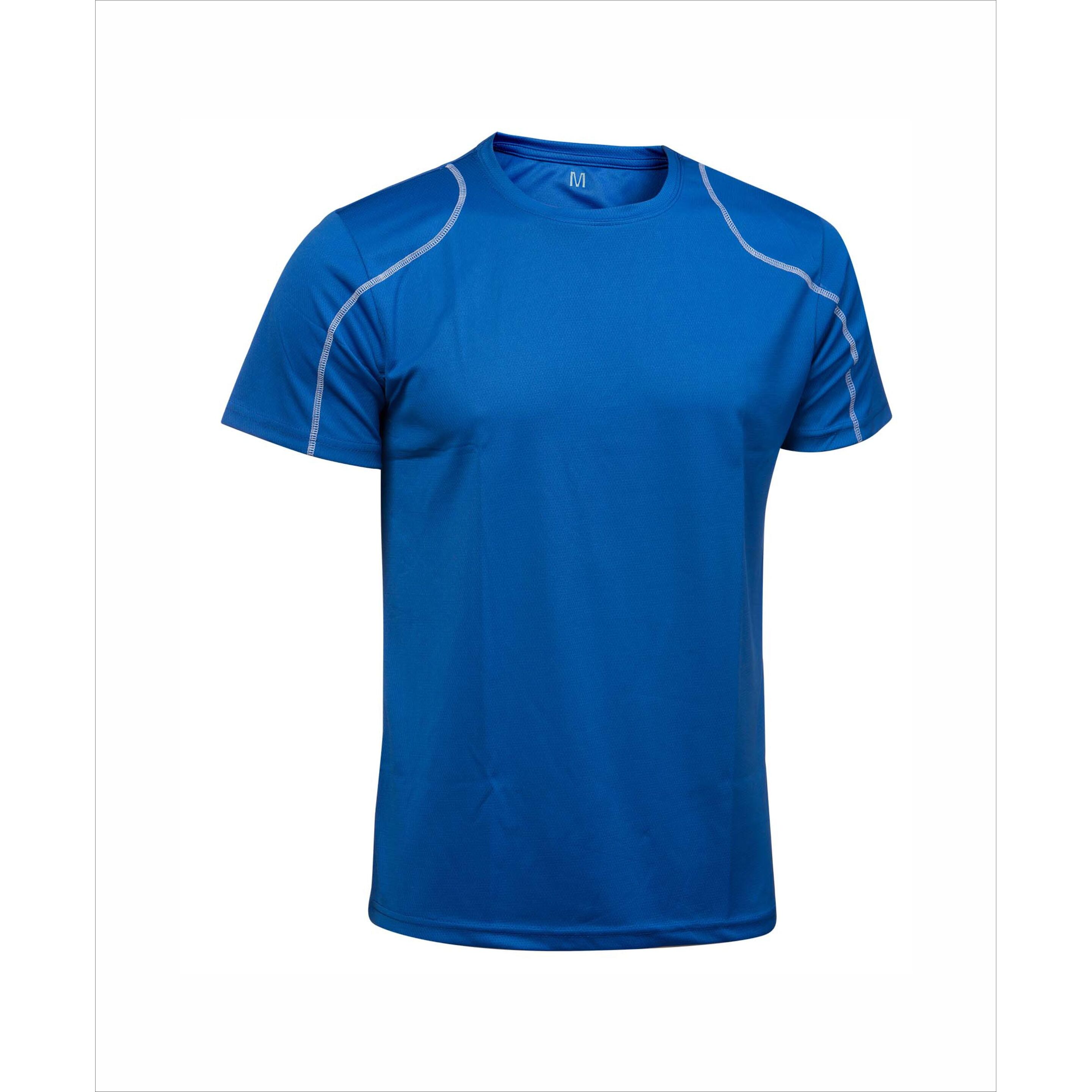 Camiseta Running Modelo Río Asioka - azul-zafiro - 