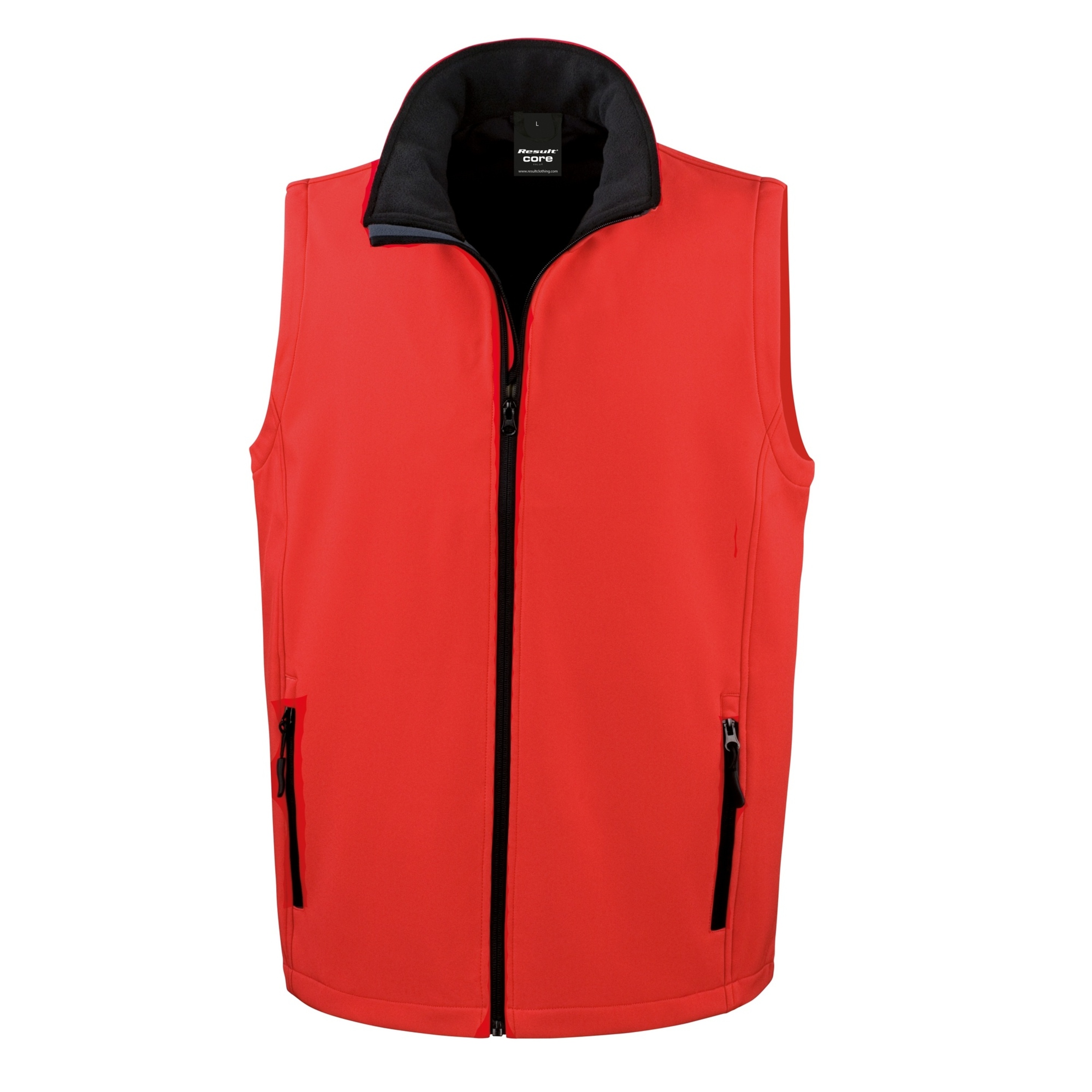 Chaleco Softshell Result Ideal - rojo - 