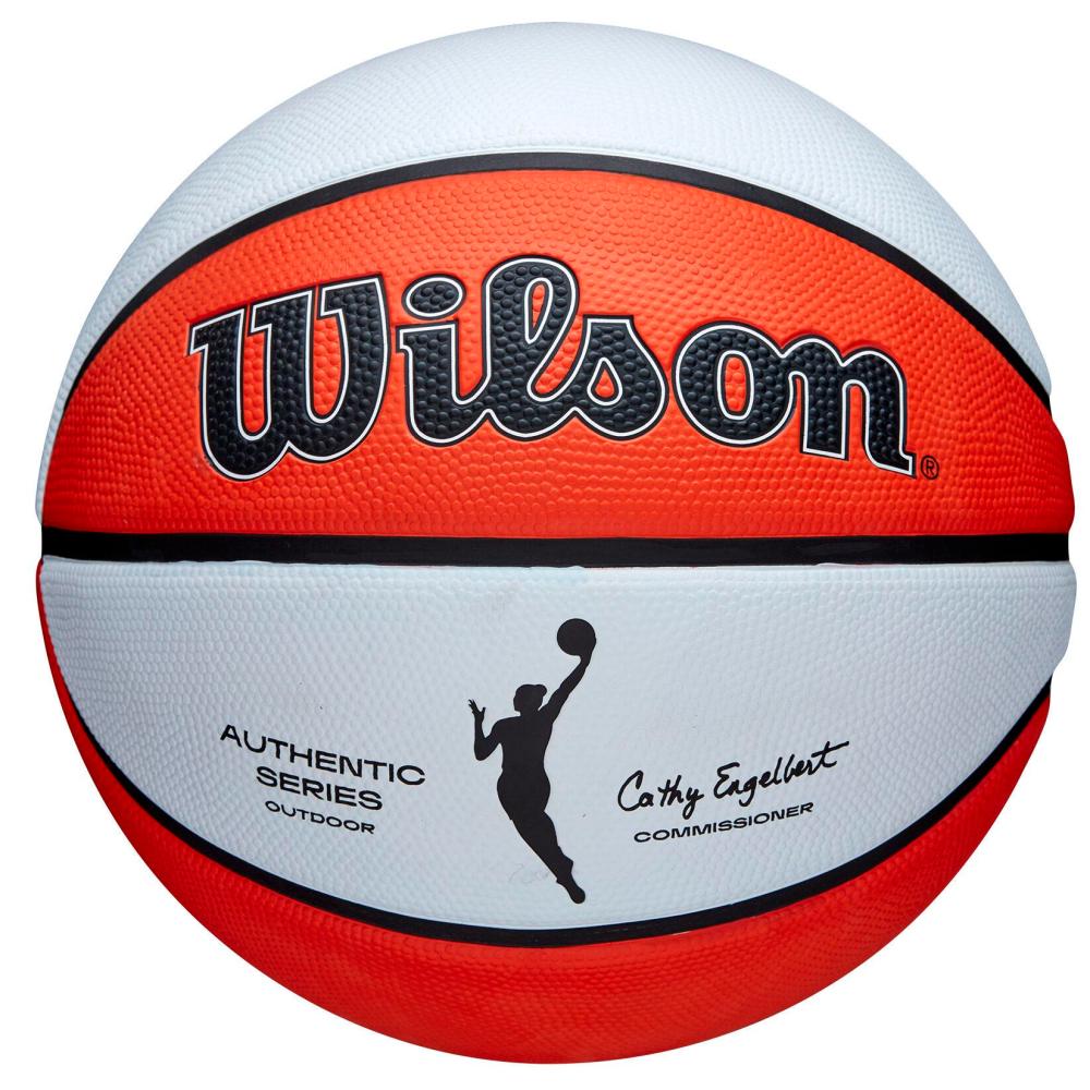 Balón Baloncesto Wilson Wnba Authentic Series Outdoor - blanco-naranja - 