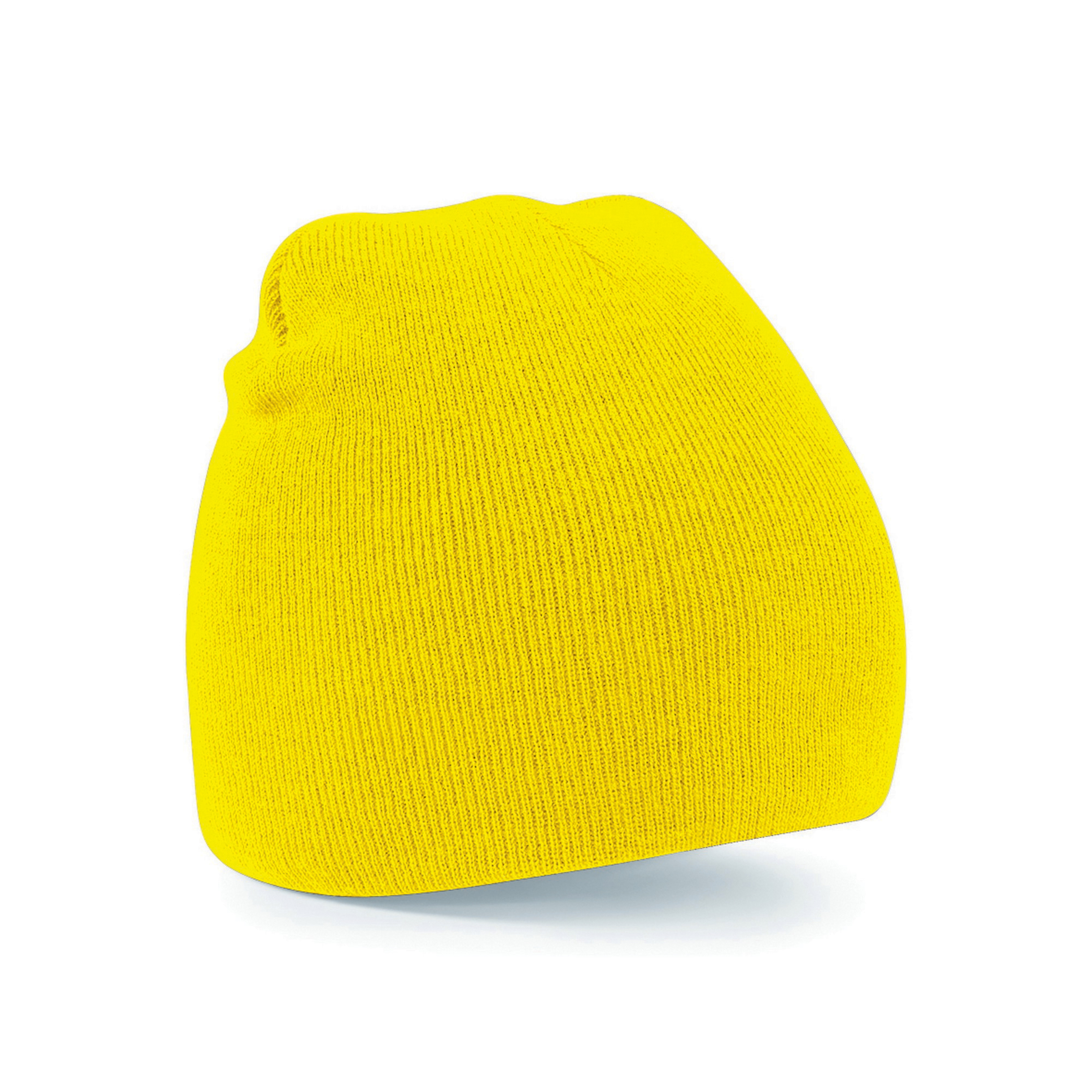 Gorro Beanie De Invierno De Punto Modelo Básico Beechfield - amarillo - 