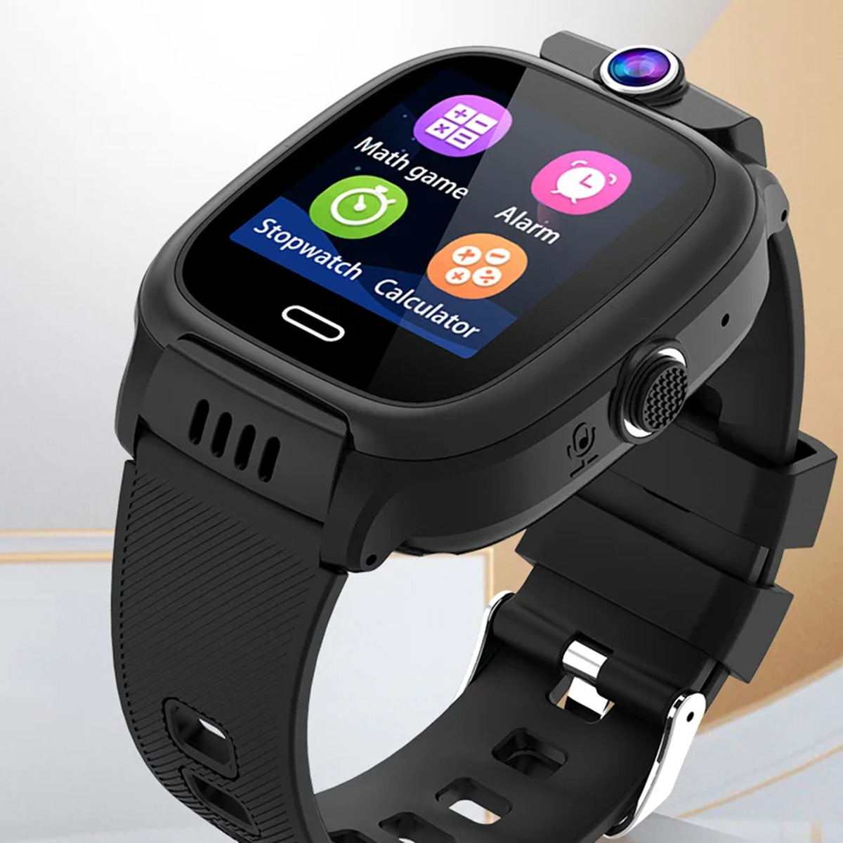 Smartwatch Relógio Inteligente Klack Para Crianças Com Gps Localizador E Comunicação 4g - Preto