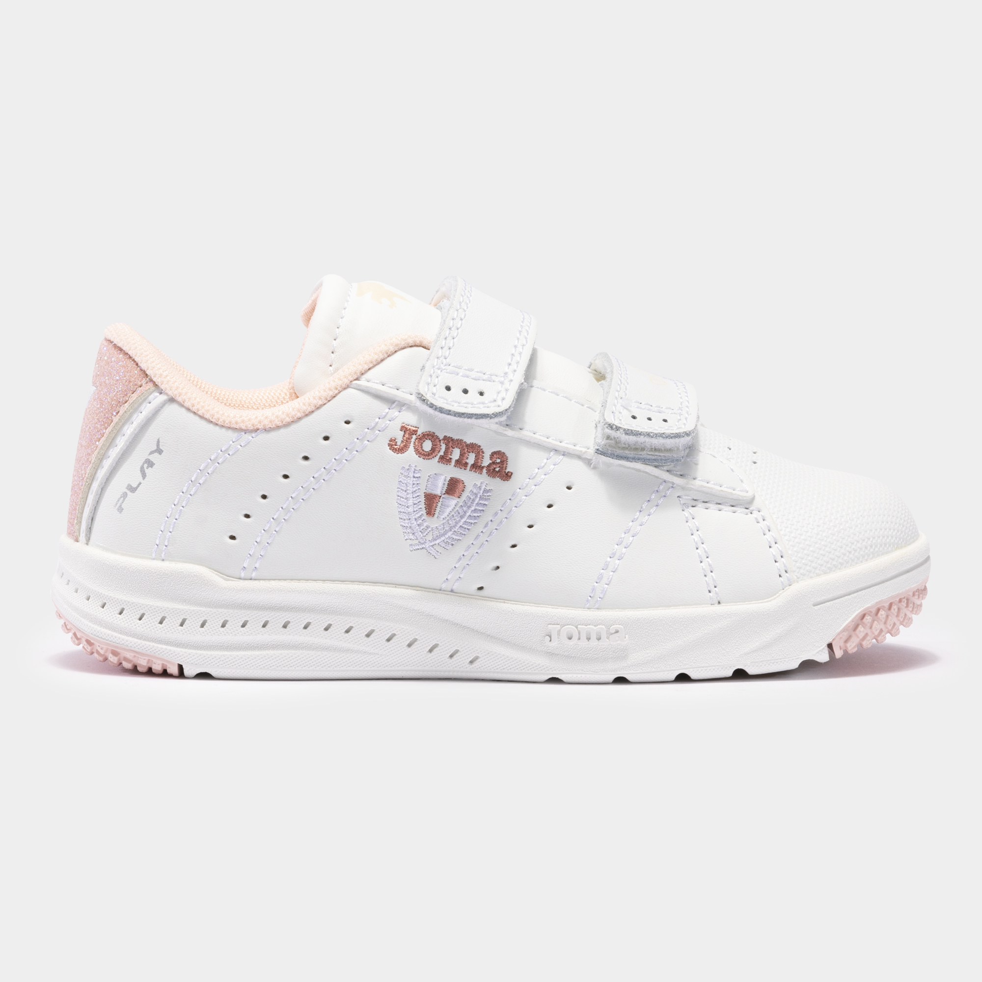 Sapatilhas Joma Play Jr 21 Branco Rosa