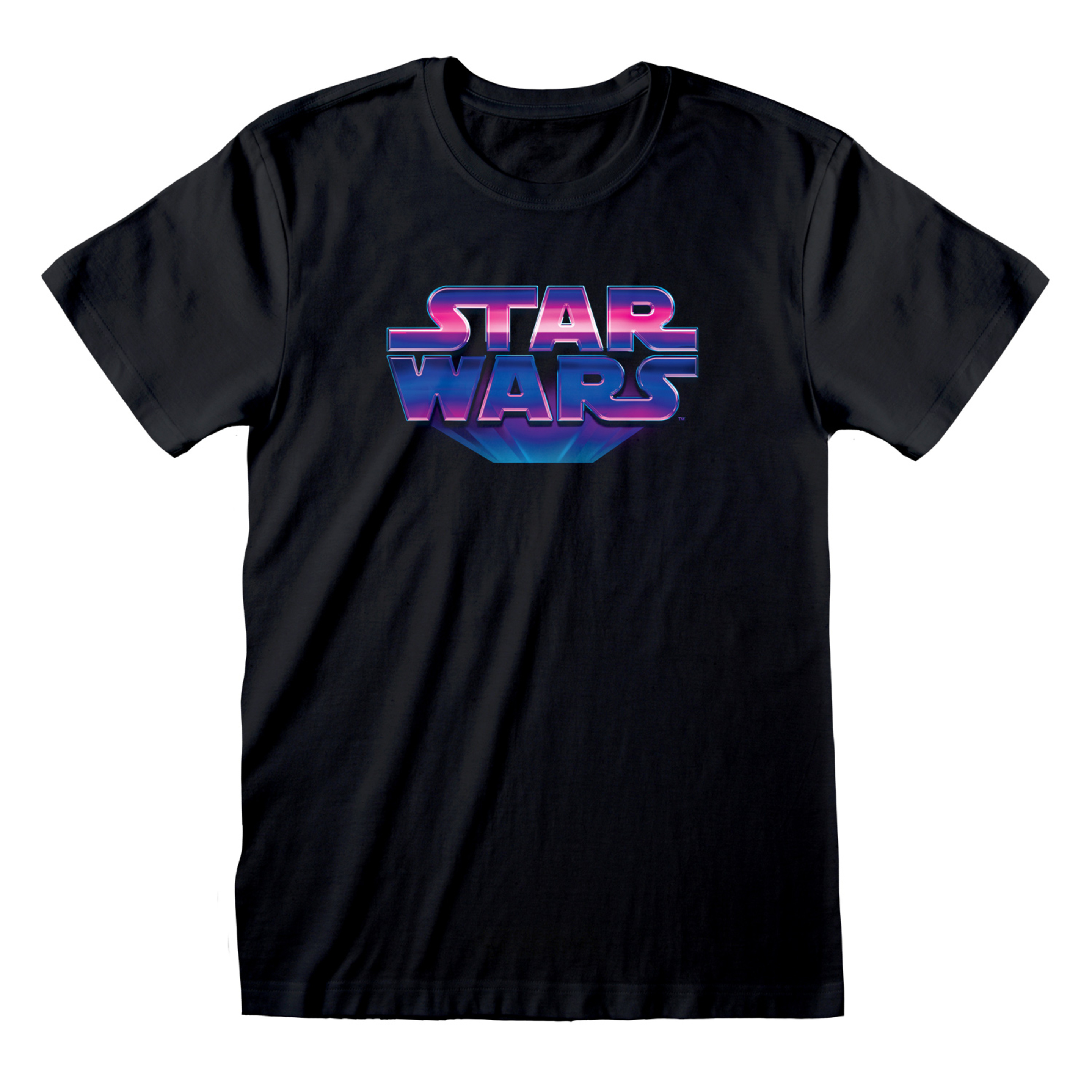 Camiseta Logotipo Años 80 La Guerra De Las Galaxias Star Wars