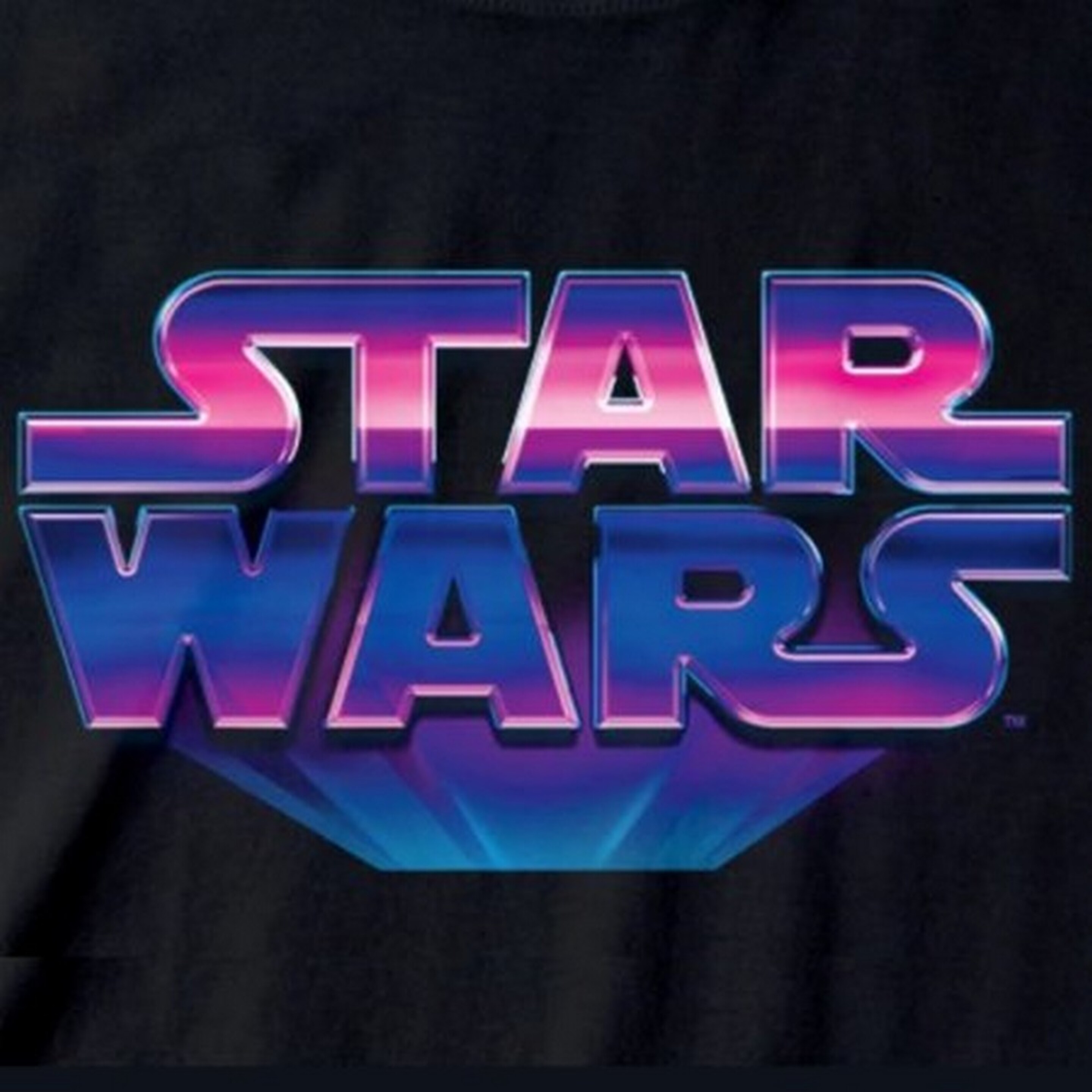 Camiseta Logotipo Años 80 La Guerra De Las Galaxias Star Wars