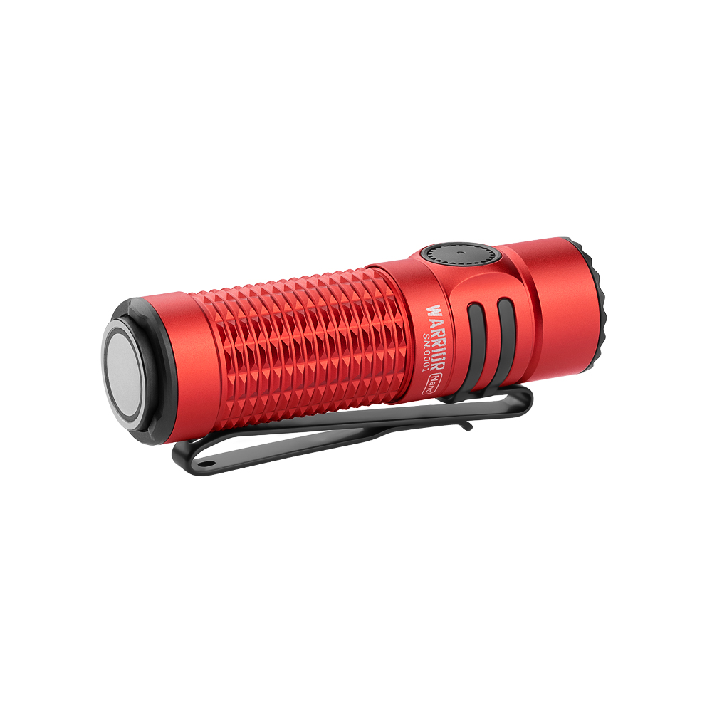 Lanterna De Mão Warrior Nano 1.200 Lúmenes Led Vermelha Olight | Sport Zone MKP