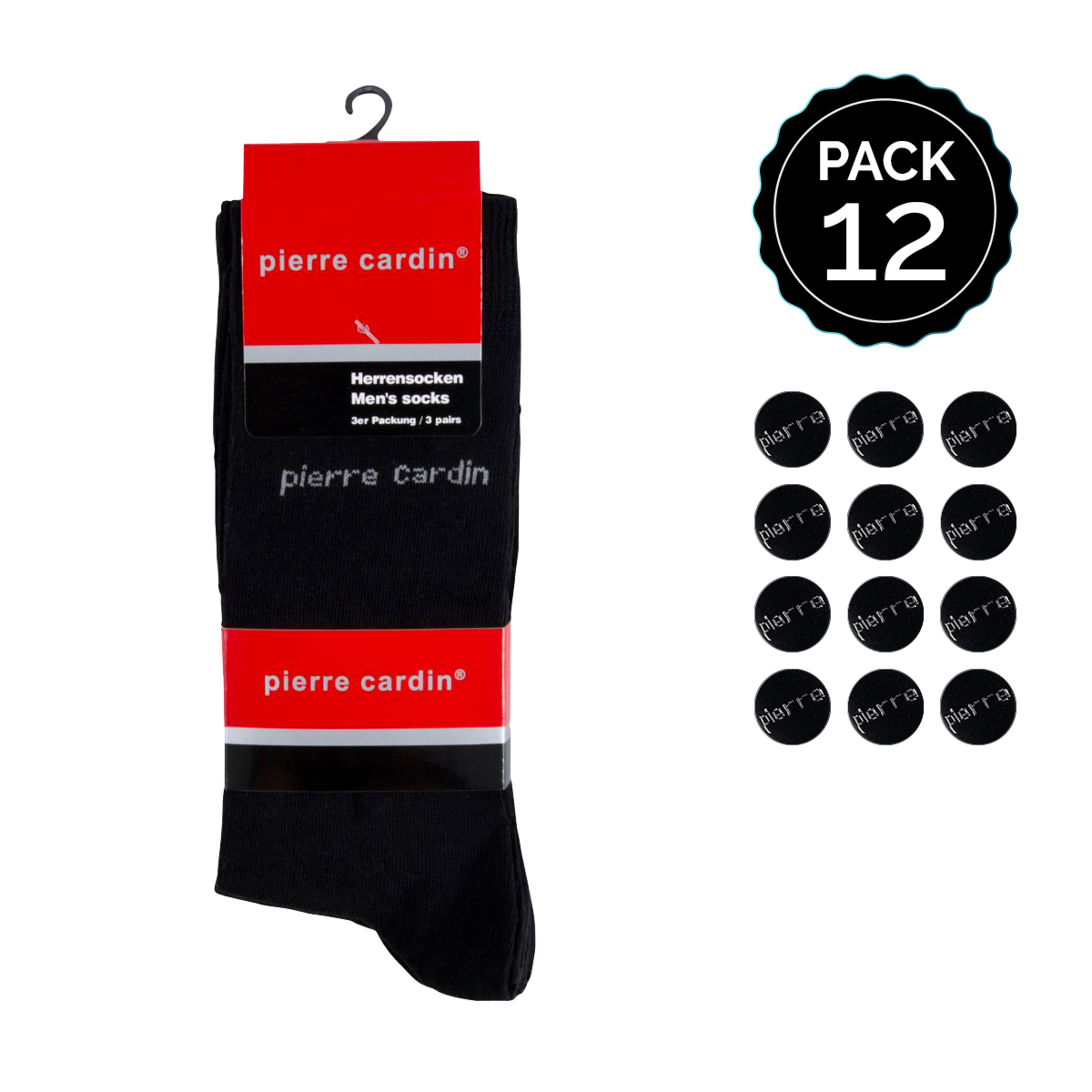 Pack 12 Pares De Calcetines Pierre Cardin