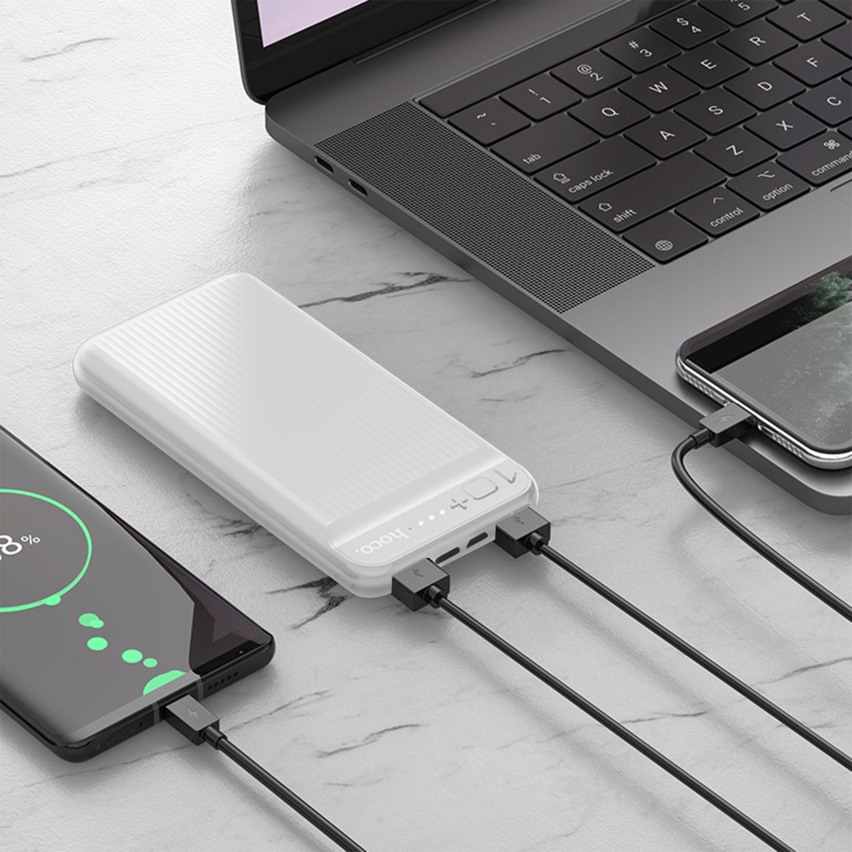 Powerbank 10000mah 1 2xusb Hoco J52