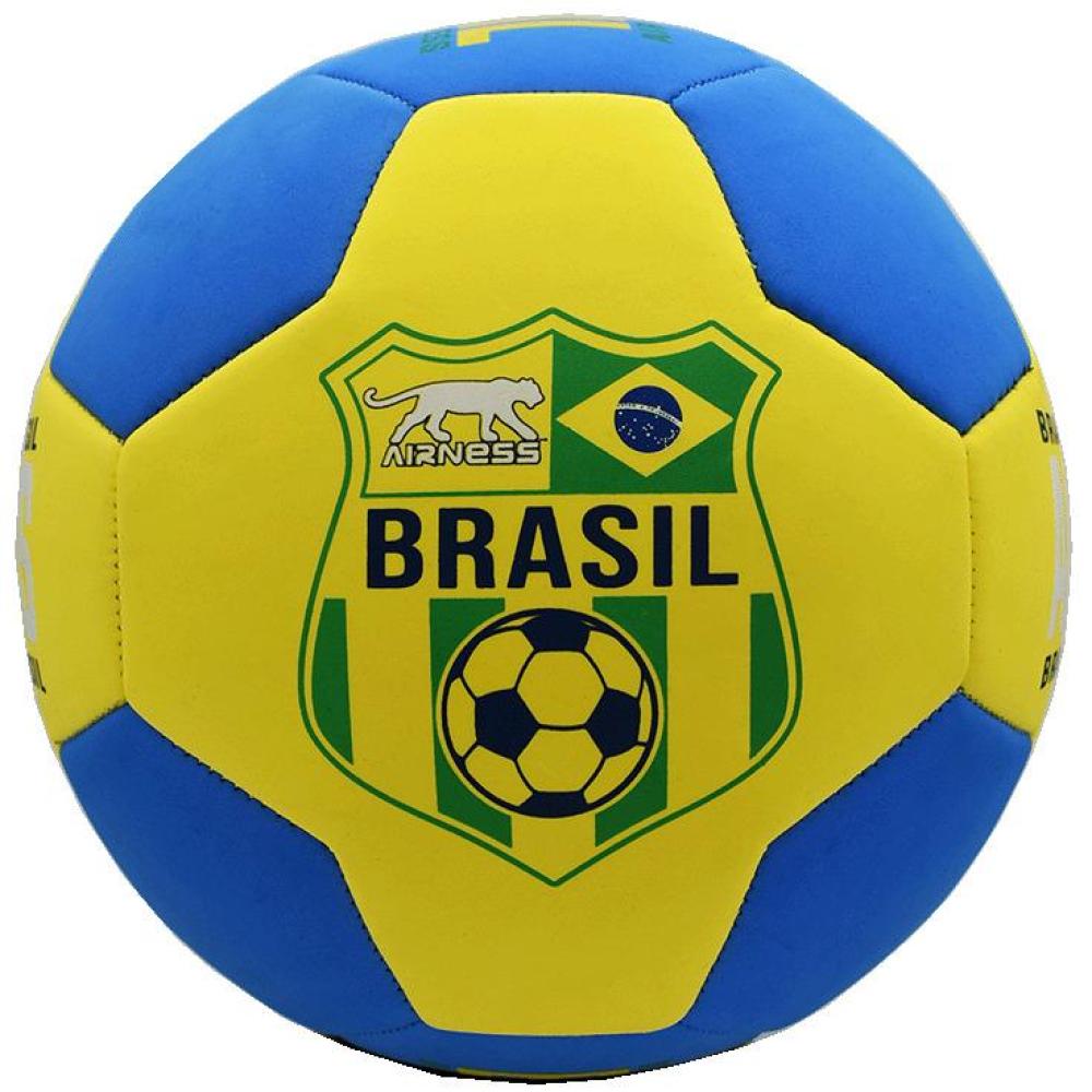 Balón De Fútbol Airness Softbal Brasil - azul - 