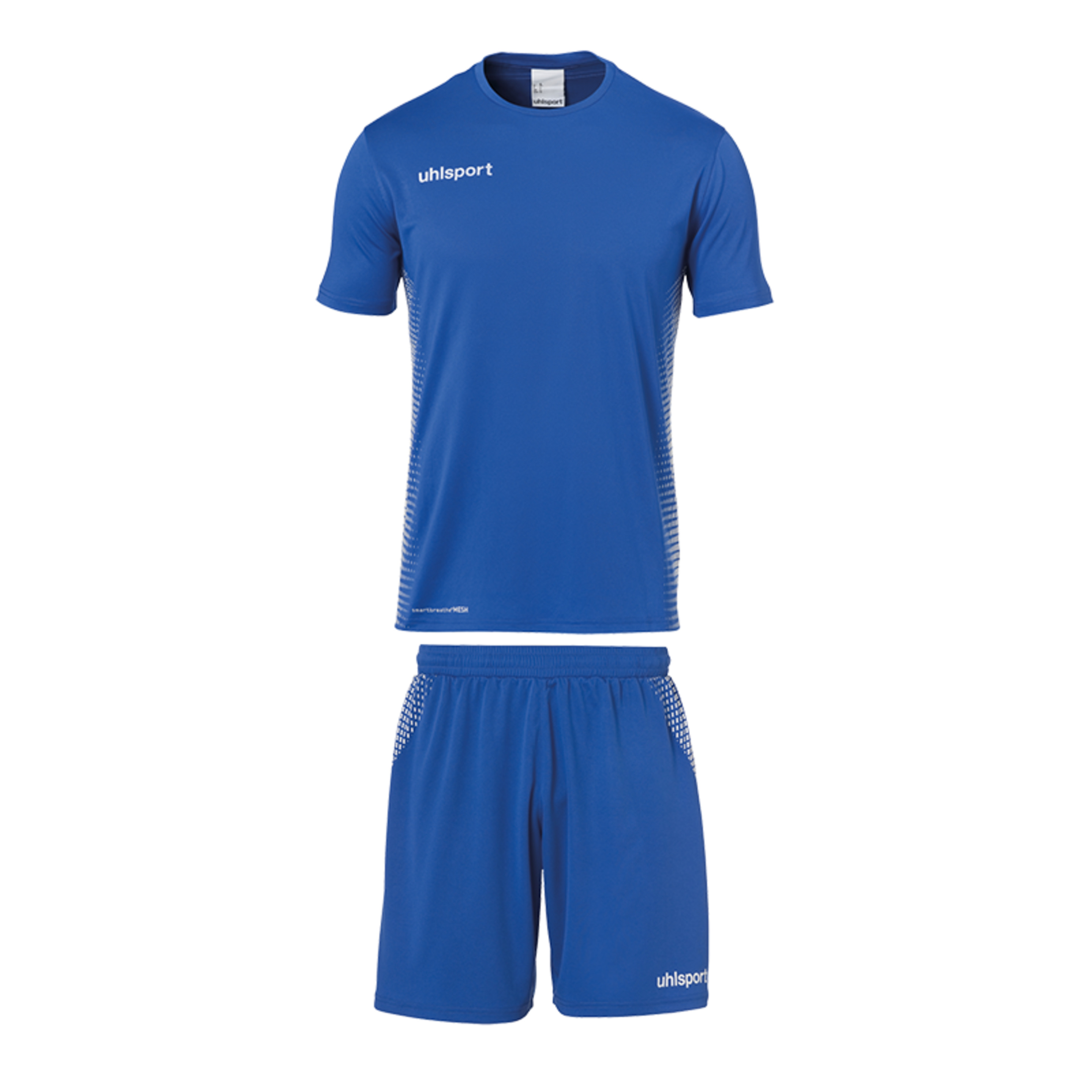 Score Kit Ss Azur/blanco Uhlsport