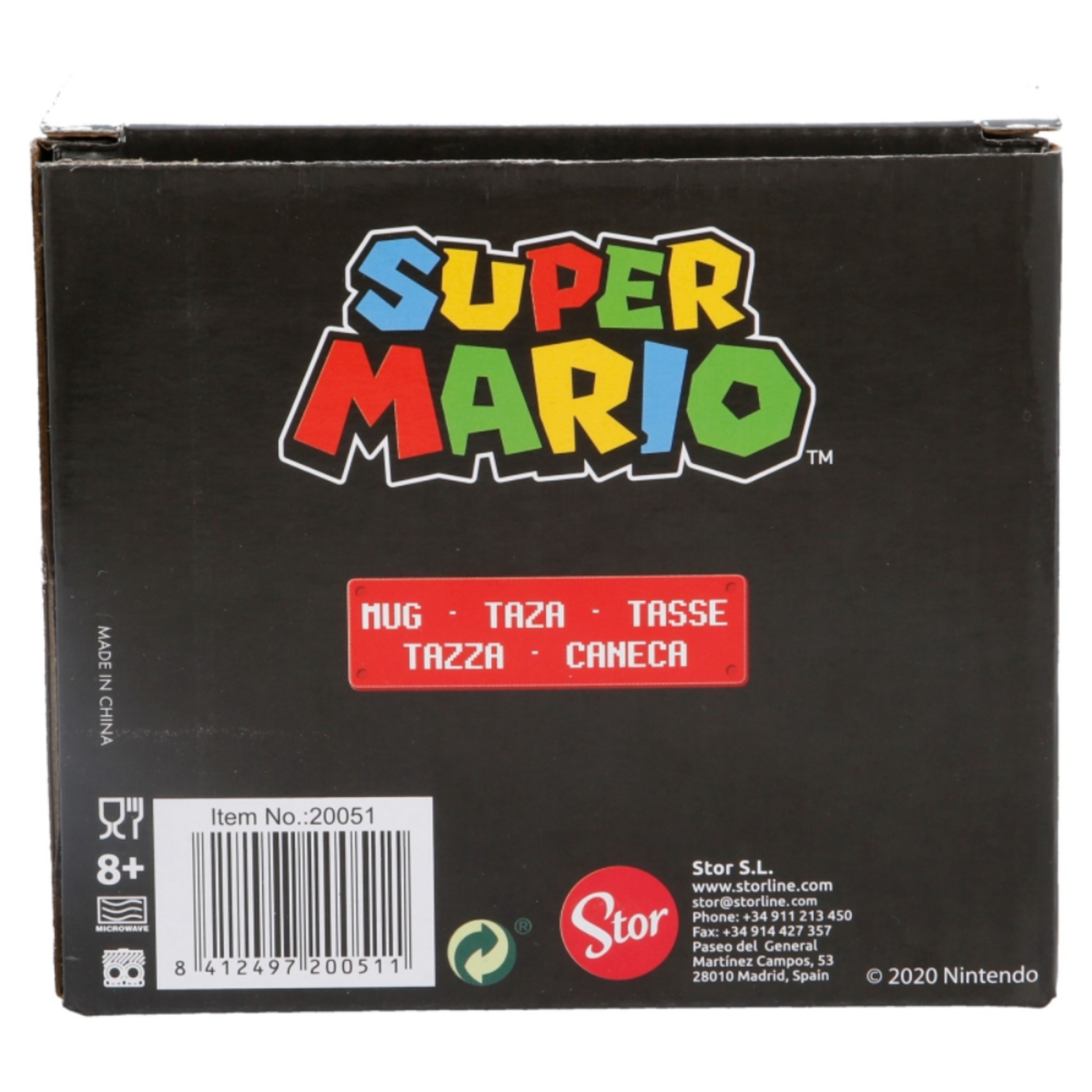 Caneca Super Mario Bros 62249 Stor - Branco | Sport Zone MKP