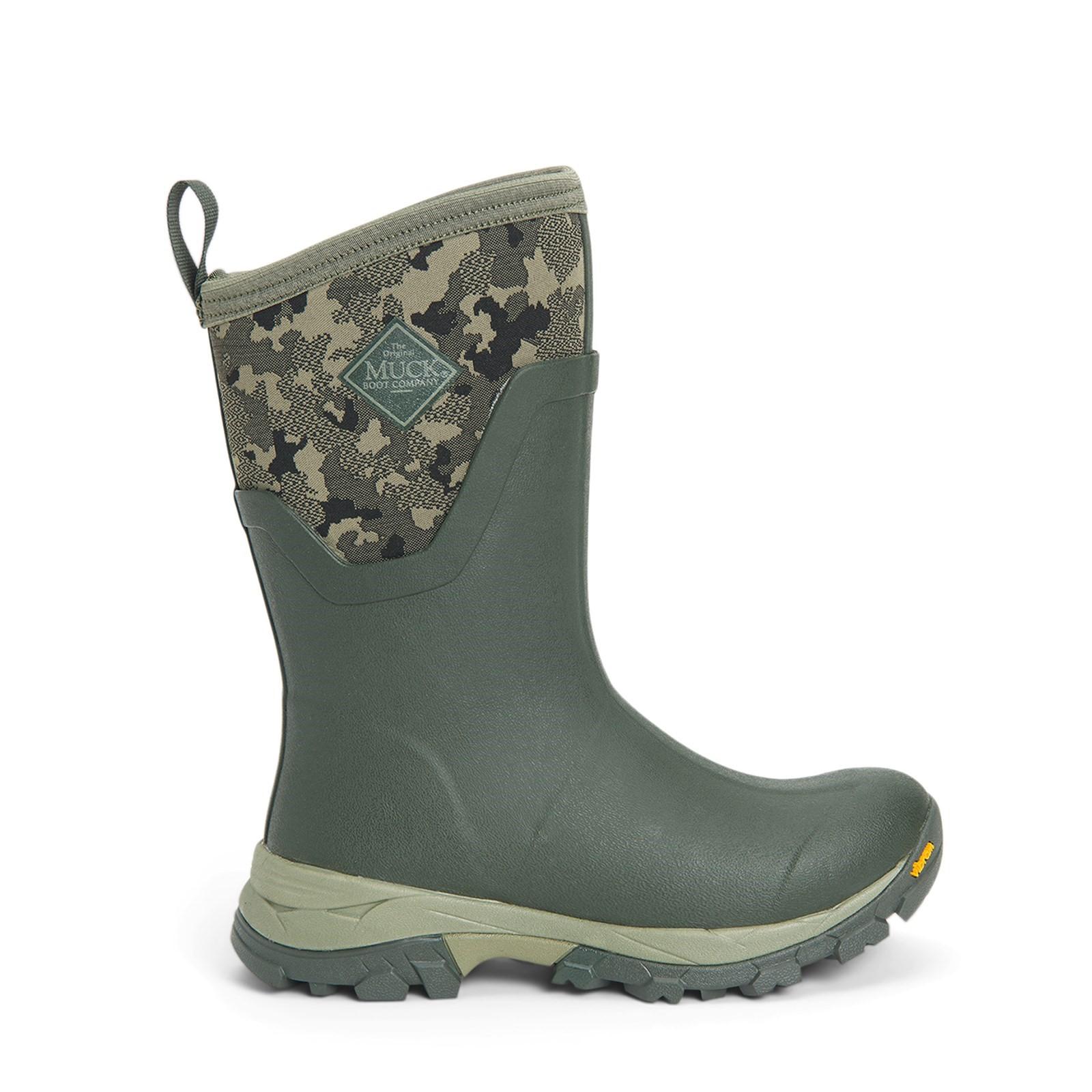 Botas De Agua Camuflajes Muck Boots Arctic Ice Vibram - verde-oscuro - 