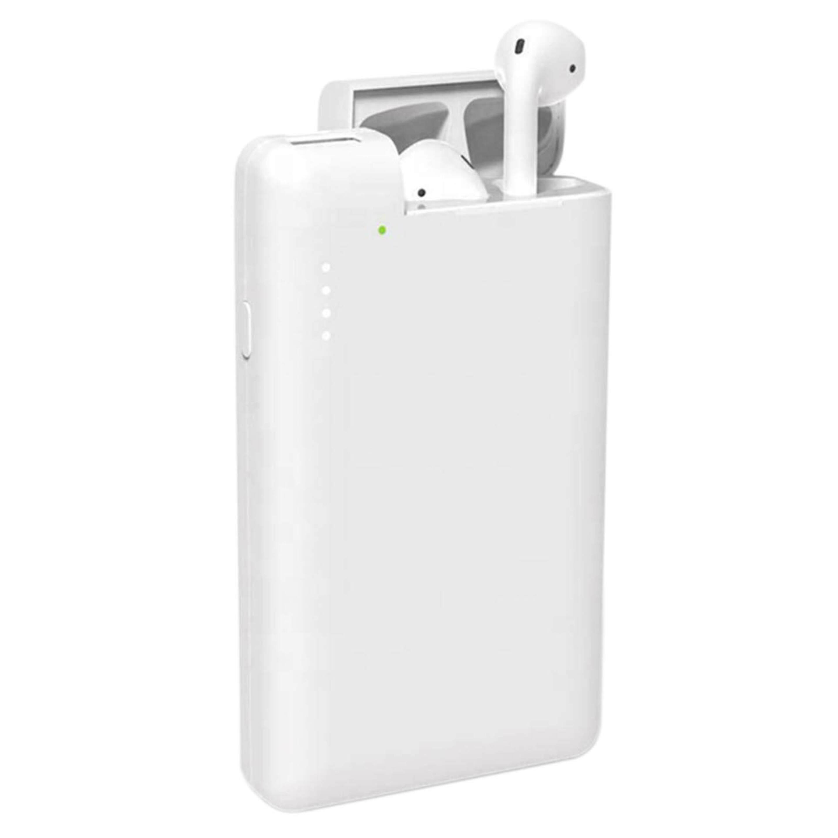 Powerbank 10000 Mah 1x Usb Y 1x Estuche De Carga Airpods Integrado