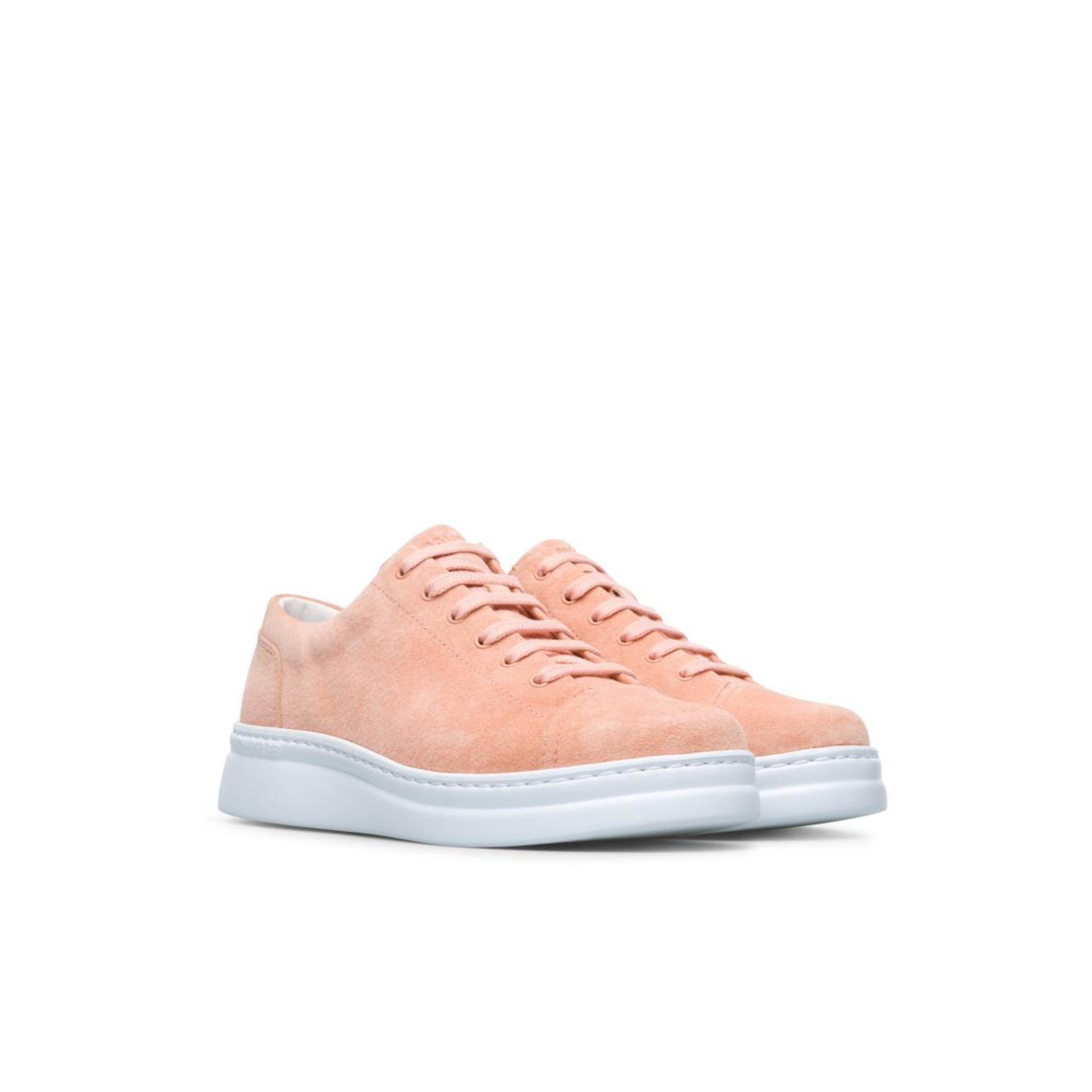 Zapatillas De Piel Camper En Ante - rosa - Zapatos Mujer  MKP