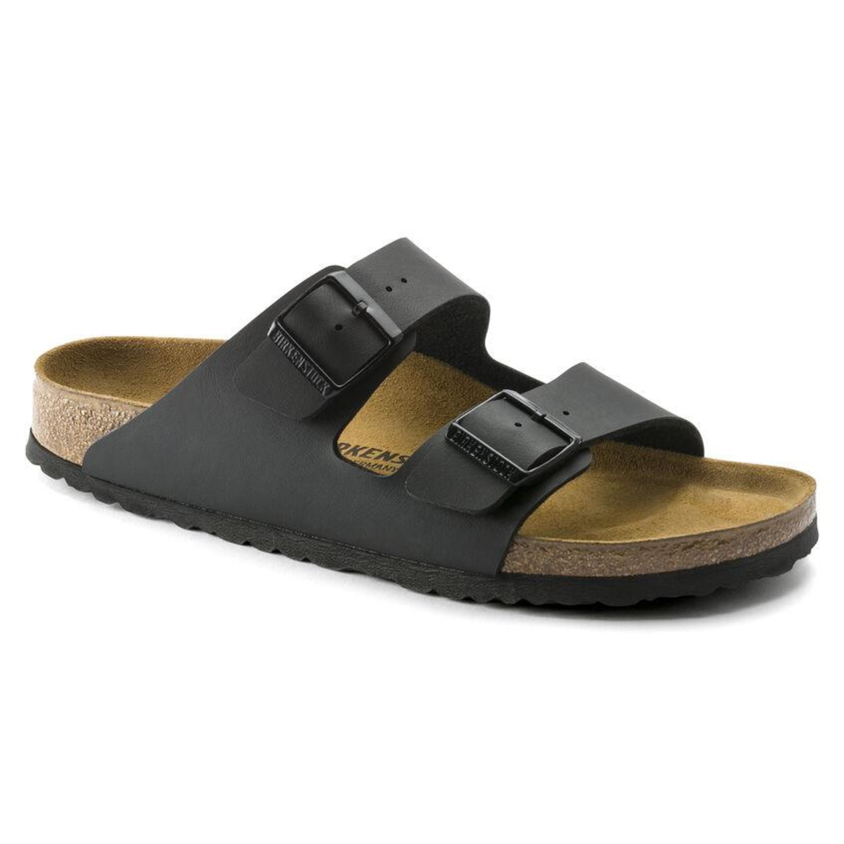 Sandalias Planas Birkenstock Arizona Bf Black