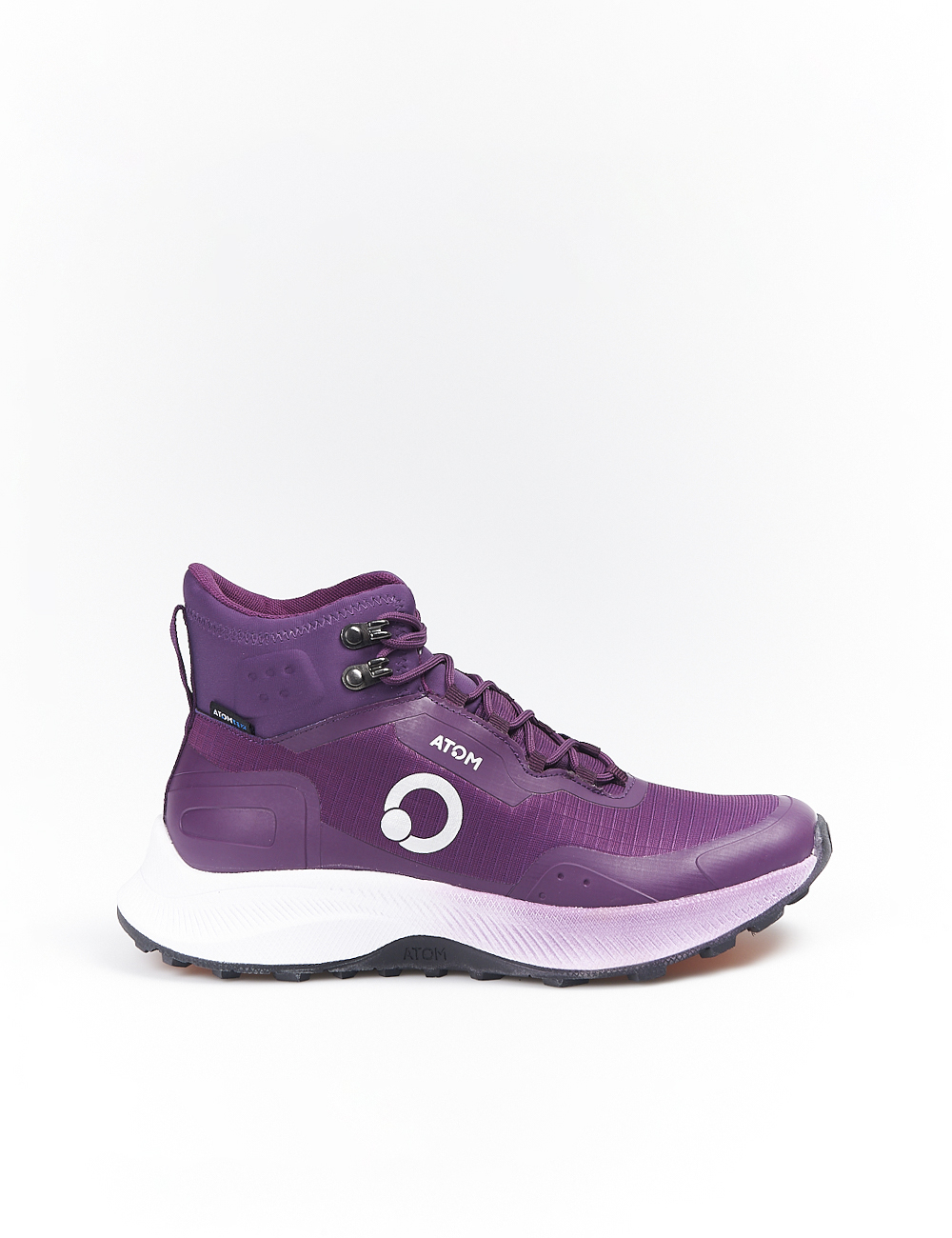Zapatillas Abotinadas Atom By Fluchos At115 - Lila - Sneakers Para Mujer  MKP