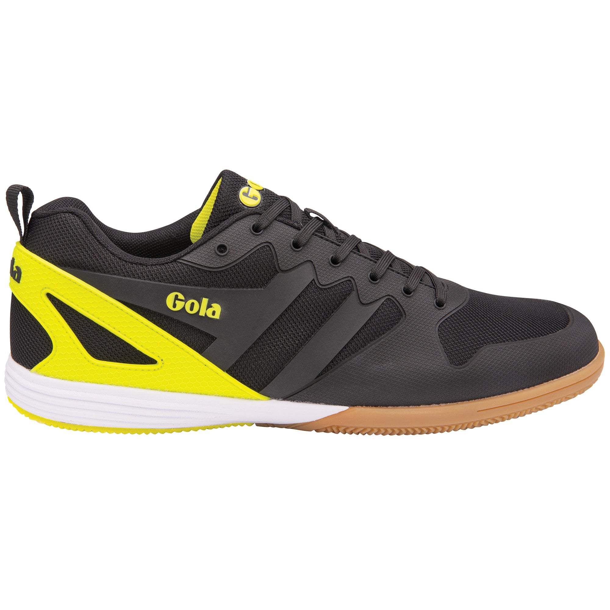 Sapatos De Quadra Indoor Para Homens Gola Echo Tx - negro-amarillo - 