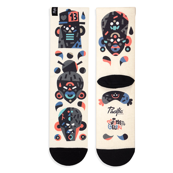 Calcetines Running Pacific And Co Thjimen - multicolor - 