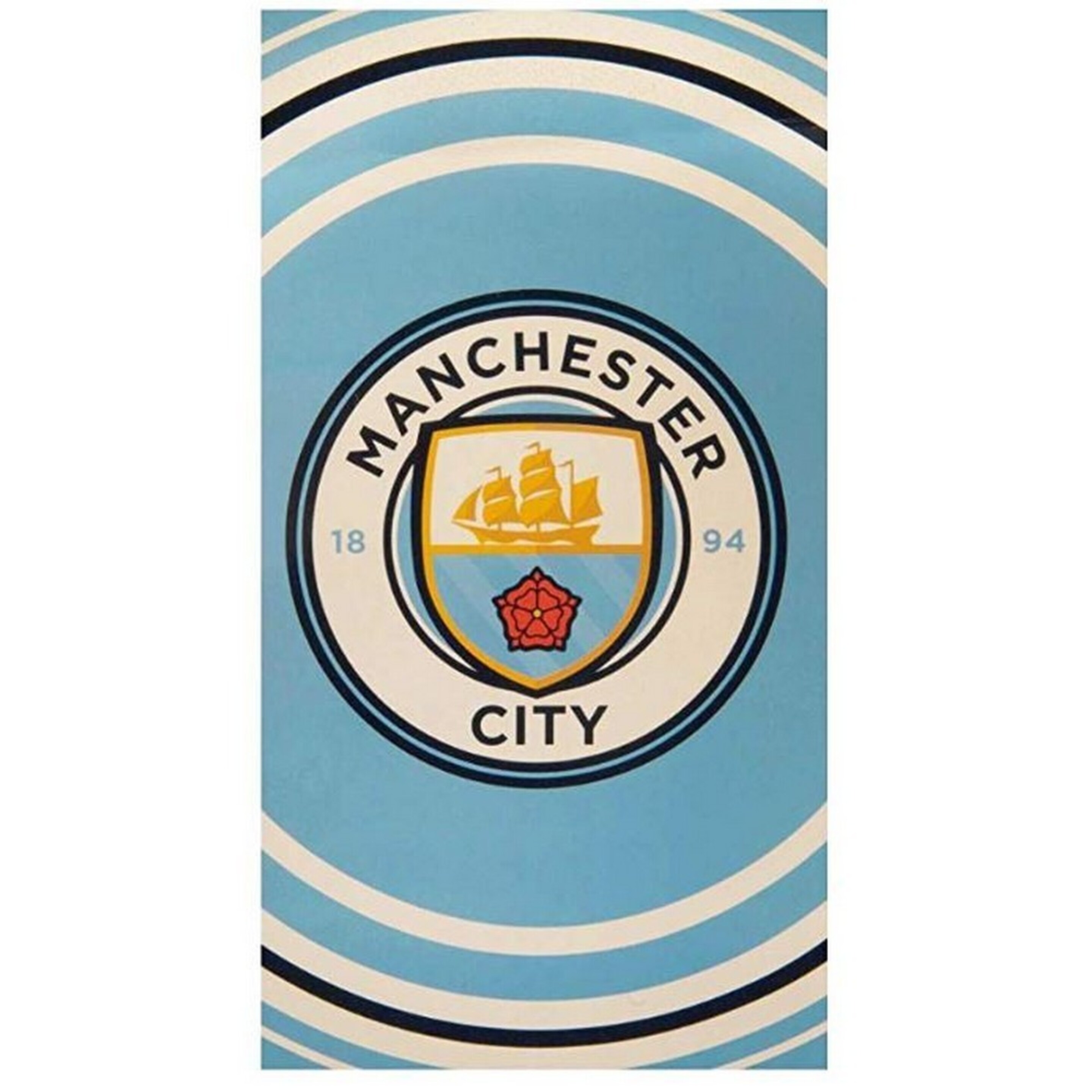 Toalla Diseño Pulse Manchester City Fc (Multicolor)