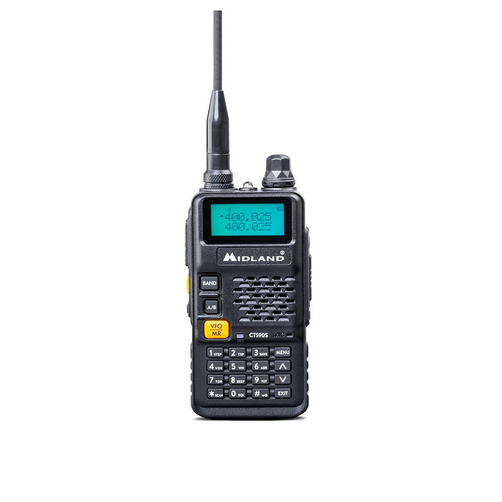 Radio Ct590-s Dual Band Uhf/vhf Midland - 128 Canales Y Pantalla Lcd  MKP