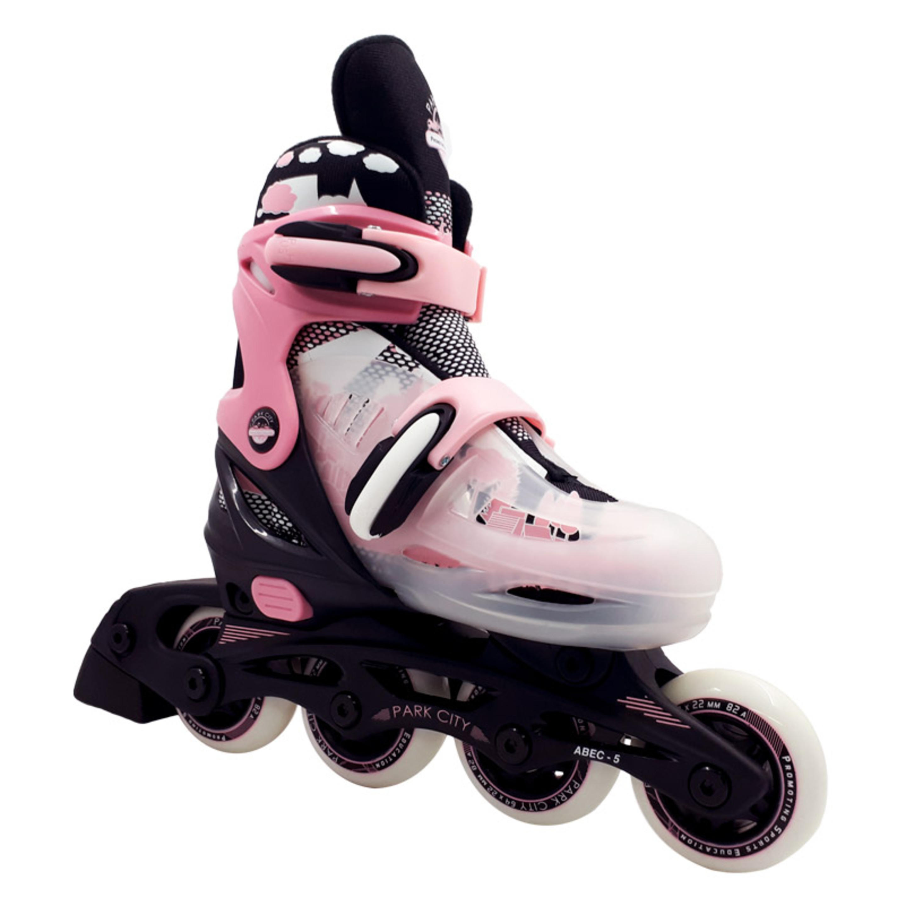 Patines Park City En Línea Ajustable Rosa