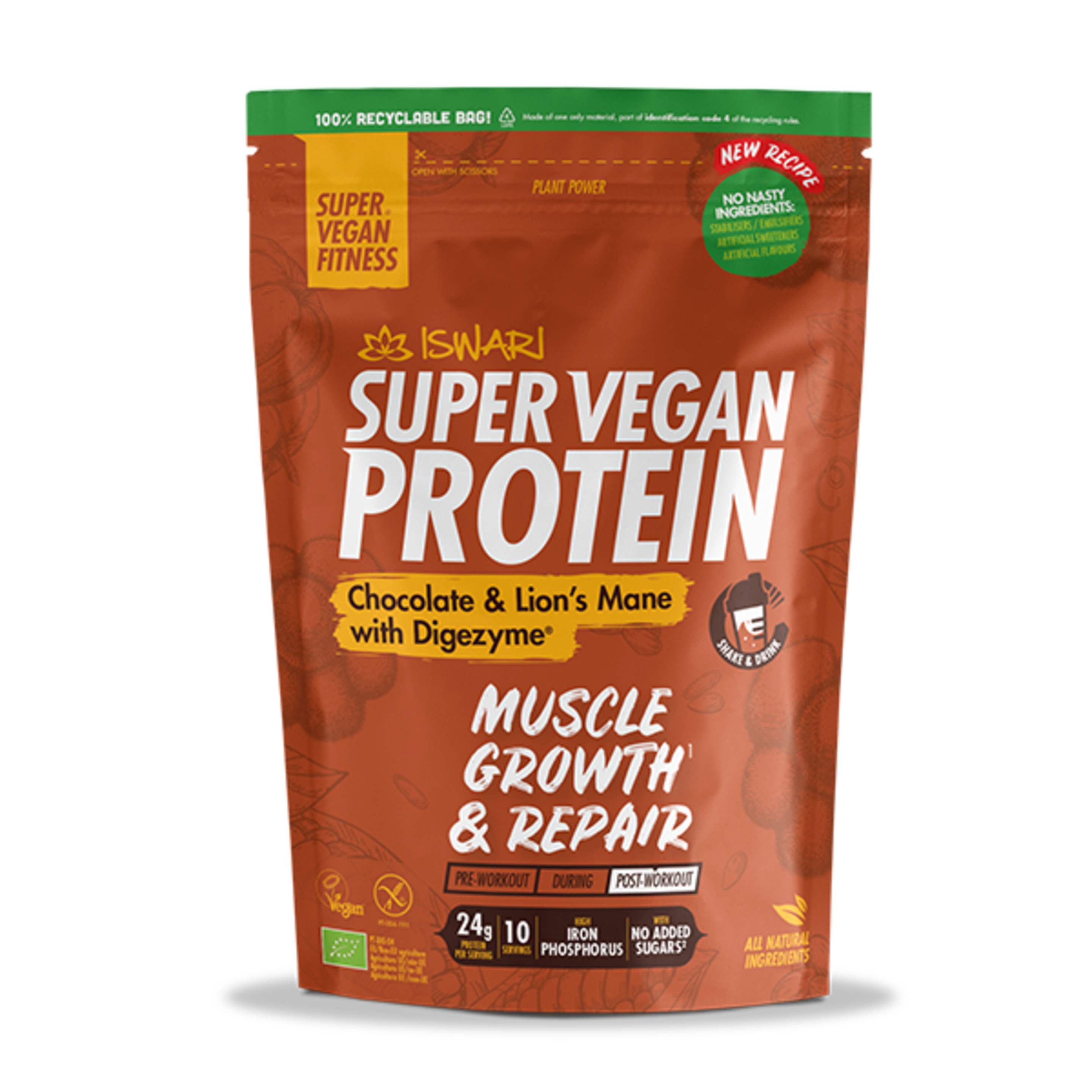 Super Vegan Protein Iswari Chocolate