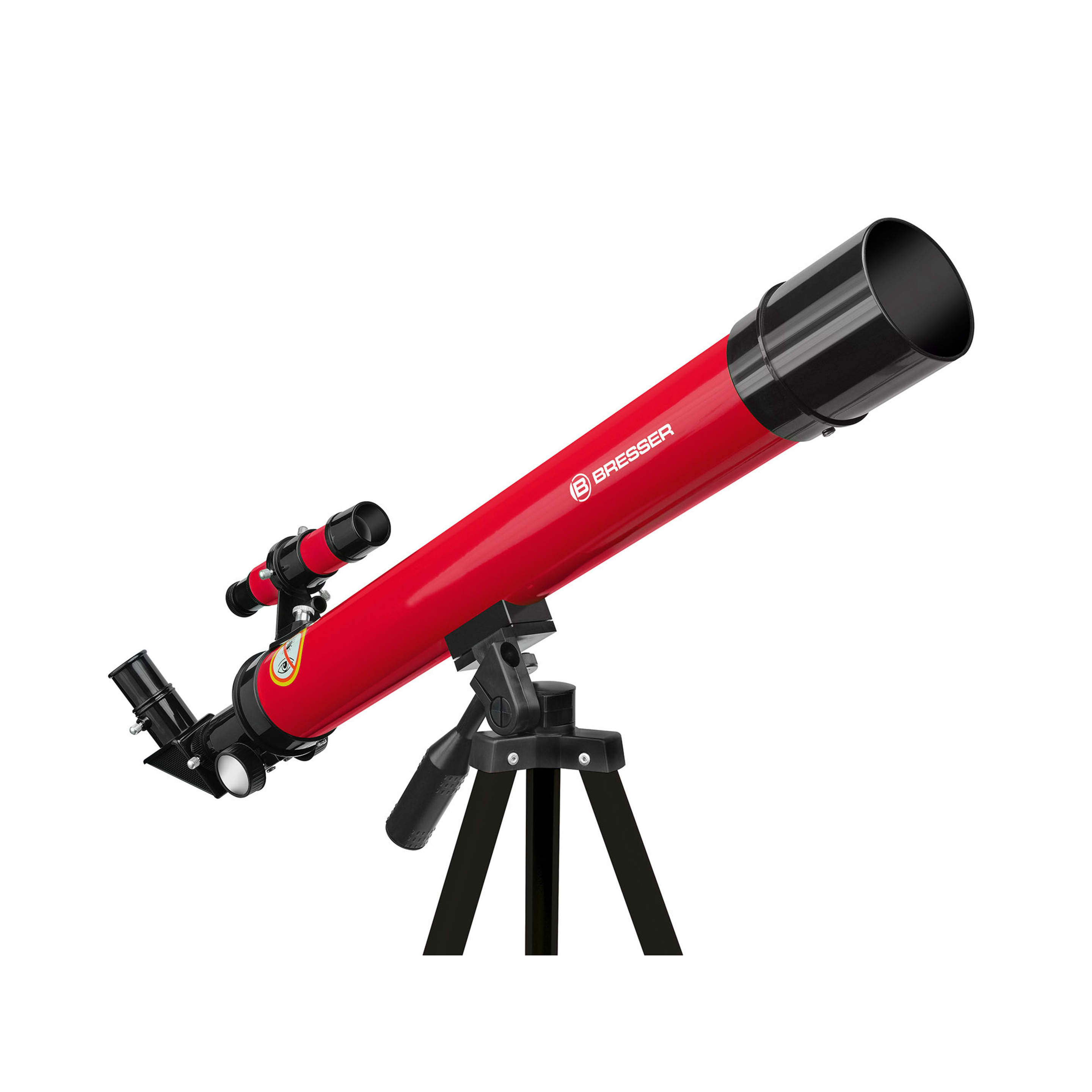 Telescopio Astronómico Refractor 45/600 Az Bresser Junior - Rojo  MKP