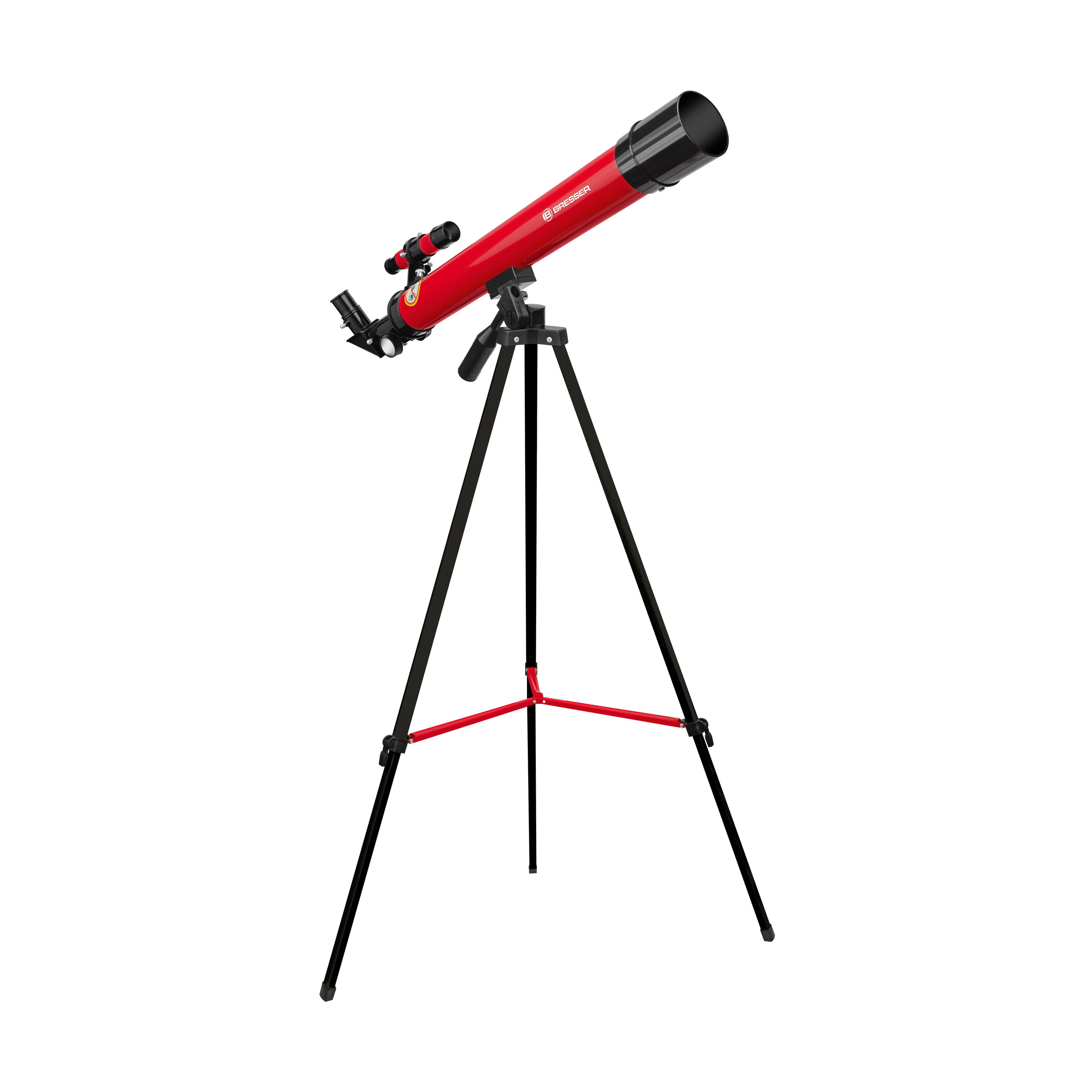 Telescópio Refractor Astronómico 45/600 Az Bresser Júnior - Vermelho | Sport Zone MKP