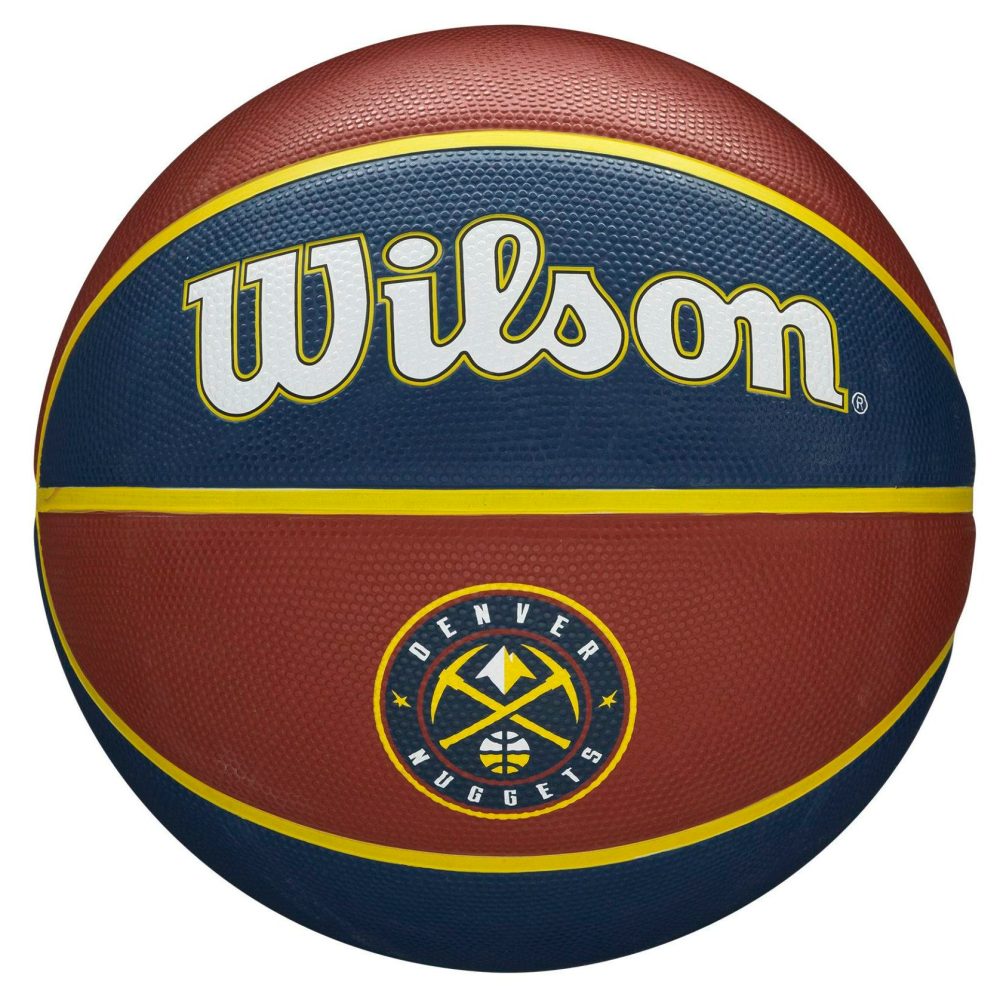 Balón De Baloncesto Wilson Nba Team Tribute - Denver Nuggets - azul-rojo - 