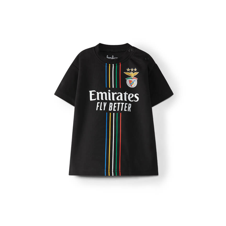 T-shirt Réplica Equipamento Alternativo Benfica 2023 2024 - negro - 