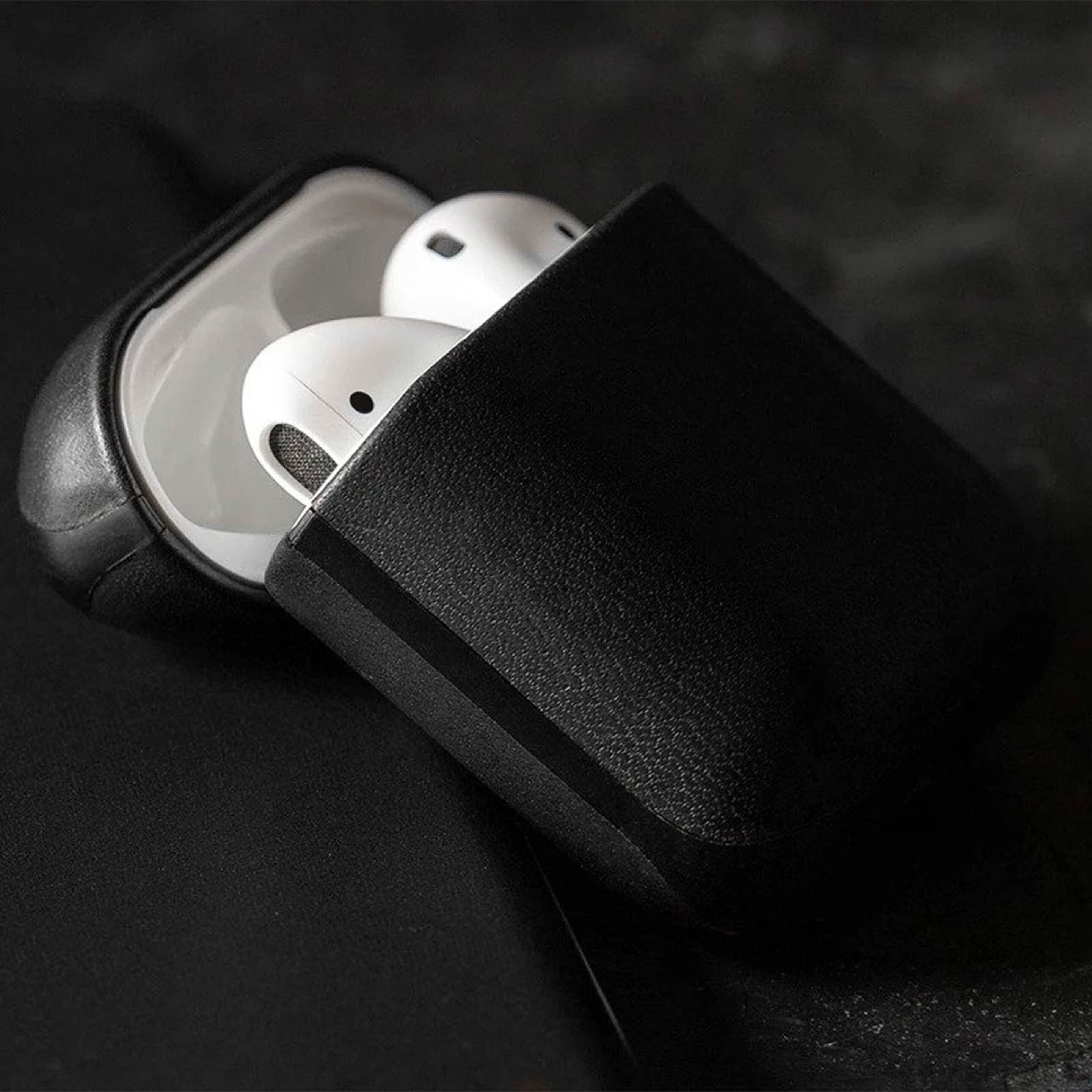 Funda Para Airpods De Cuero Nomad , Compatible Qi