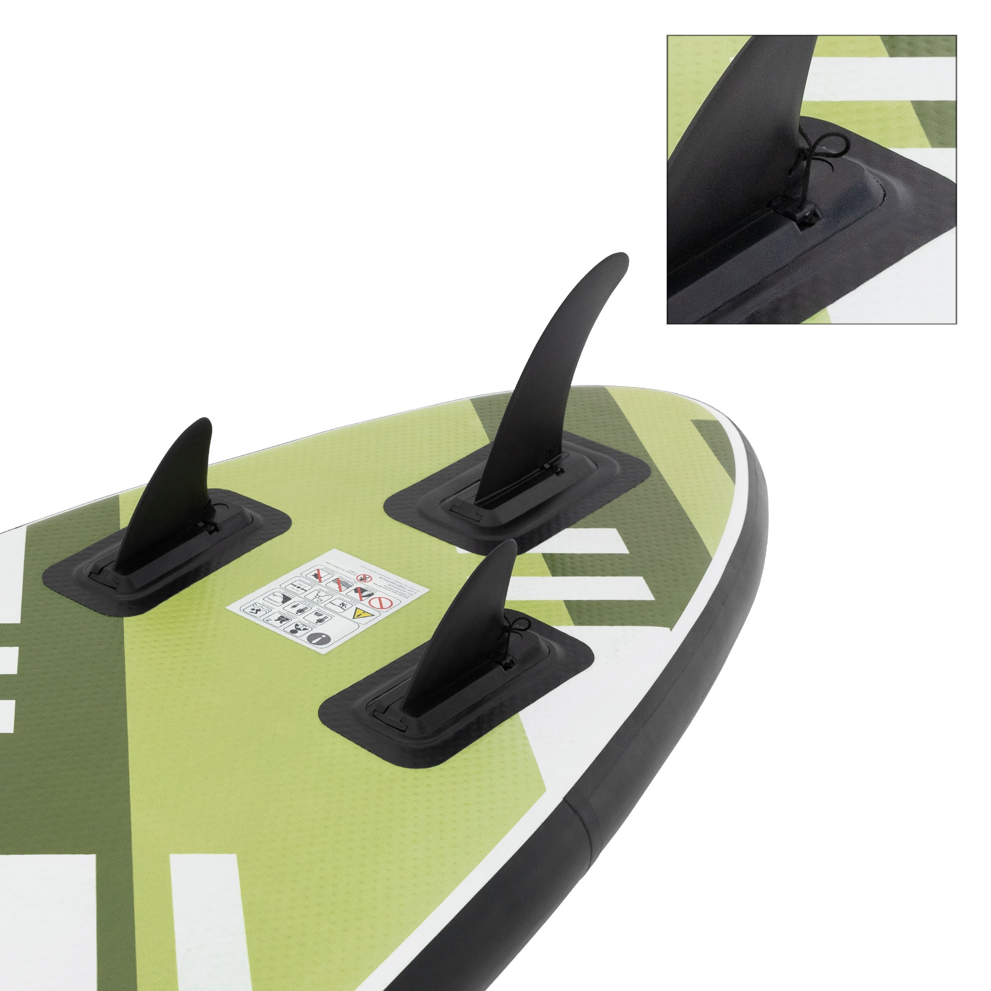 Tabla De Stand Up Paddle Inflable 308x78x10 Cm - Tabla De Stand Up 308cm Oliva  MKP