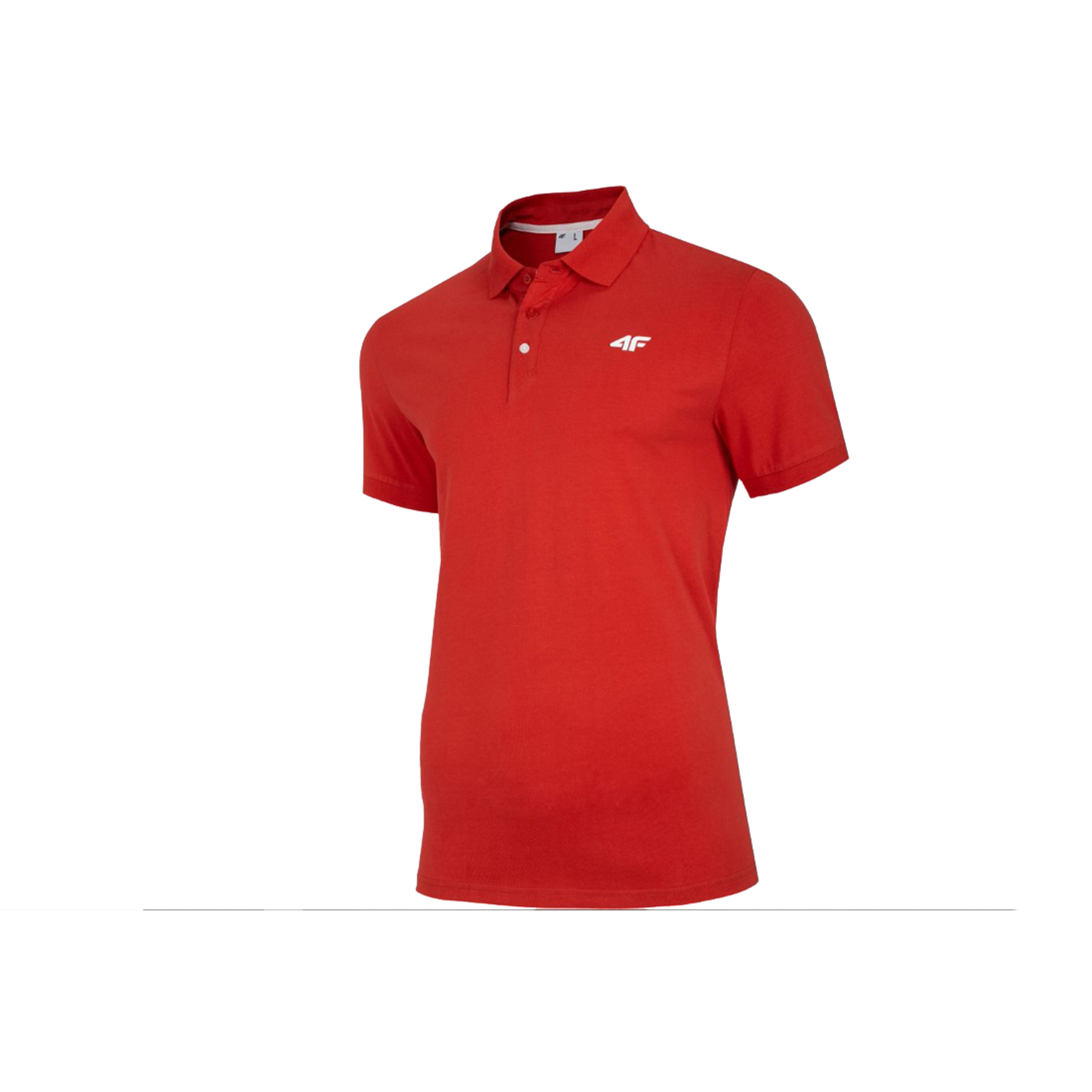 4f Men's T-shirt Polo Nosh4-tsm007-62s - rojo - 