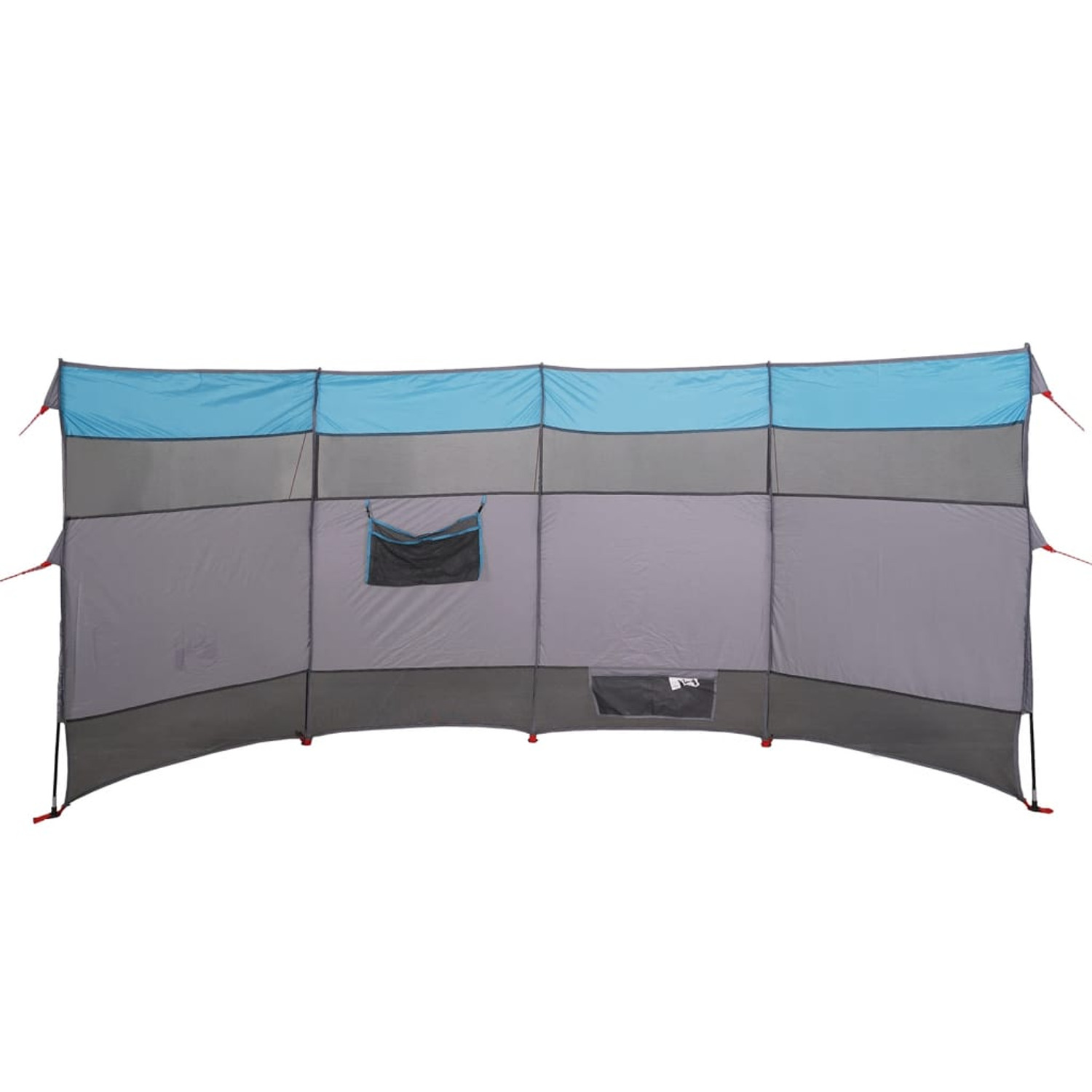 Cortaviento De Camping Impermeable Vidaxl 366x152x152 Cm - azul - 