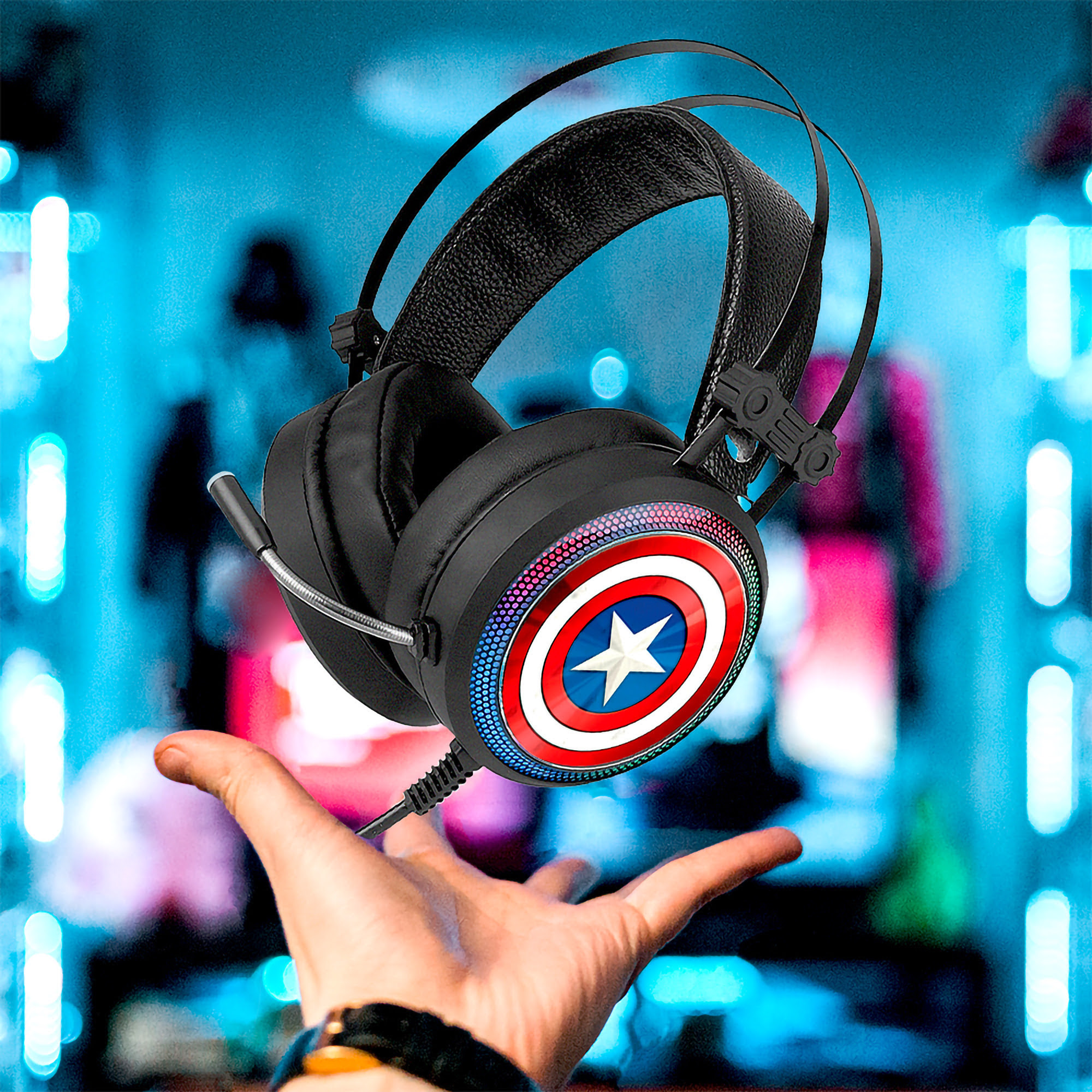 Auriculares Gaming Captain America Marvel  MKP