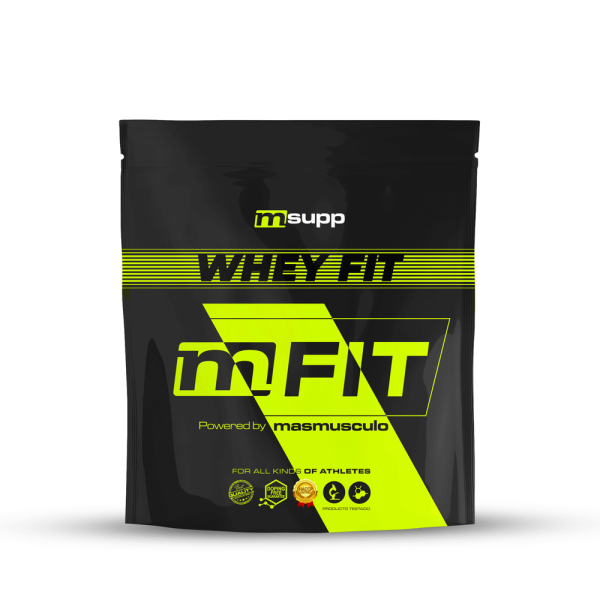 Whey Fit - 1kg De Masmusculo Fit Line Sabor Chocolate Con Naranja -  - 