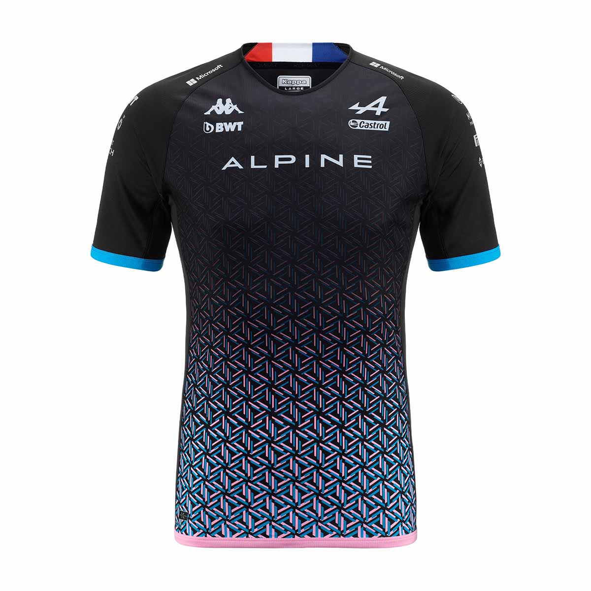 Camiseta Kappa Kombat Gasly Alpine F1 - negro - 