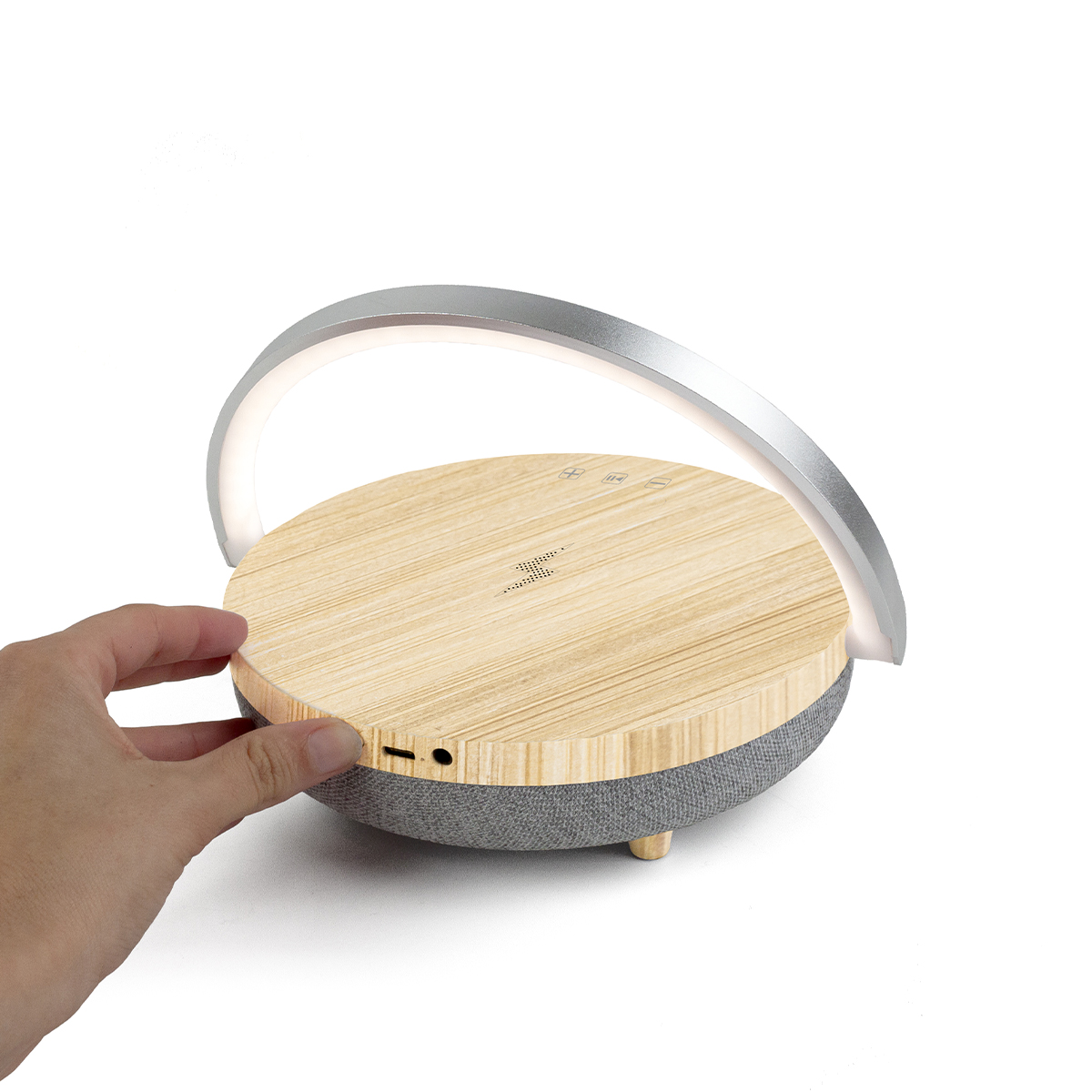 Altavoz Bluetooth Prixton Speaker Ligth (base Carga - Lámpara Led)  MKP