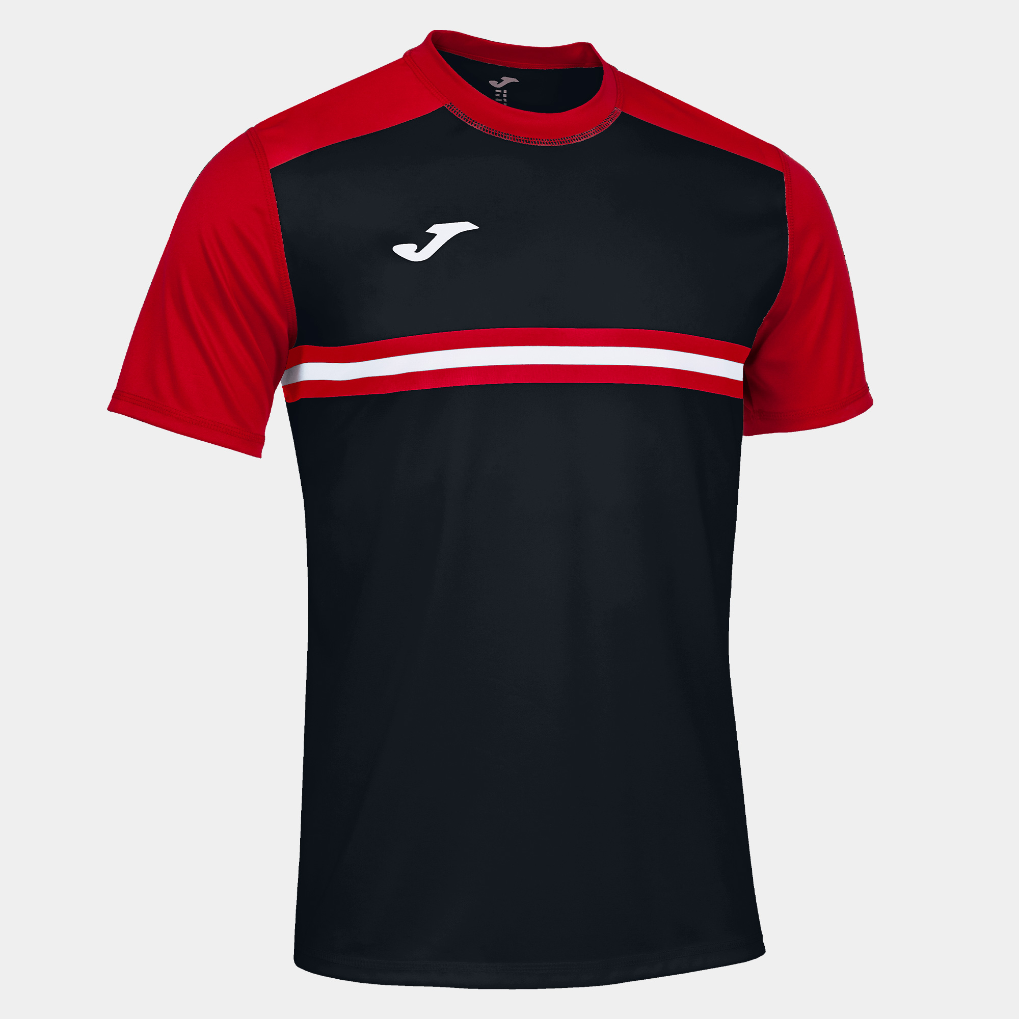 Camiseta Manga Corta Joma Hispa Iv Negro Rojo