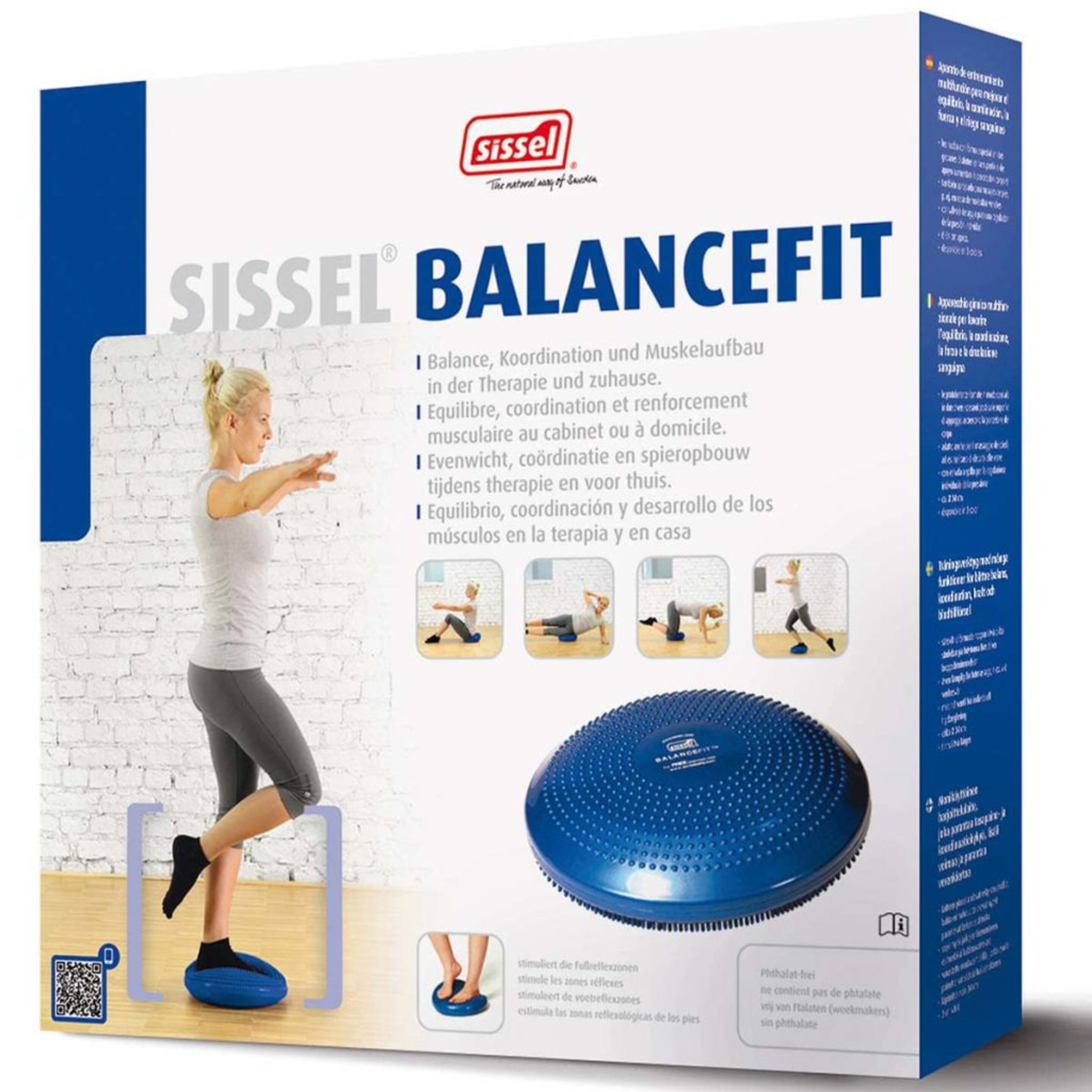 Sissel Disco De Equilibrio Balancefit 32 Cm Azul Sis-162.031