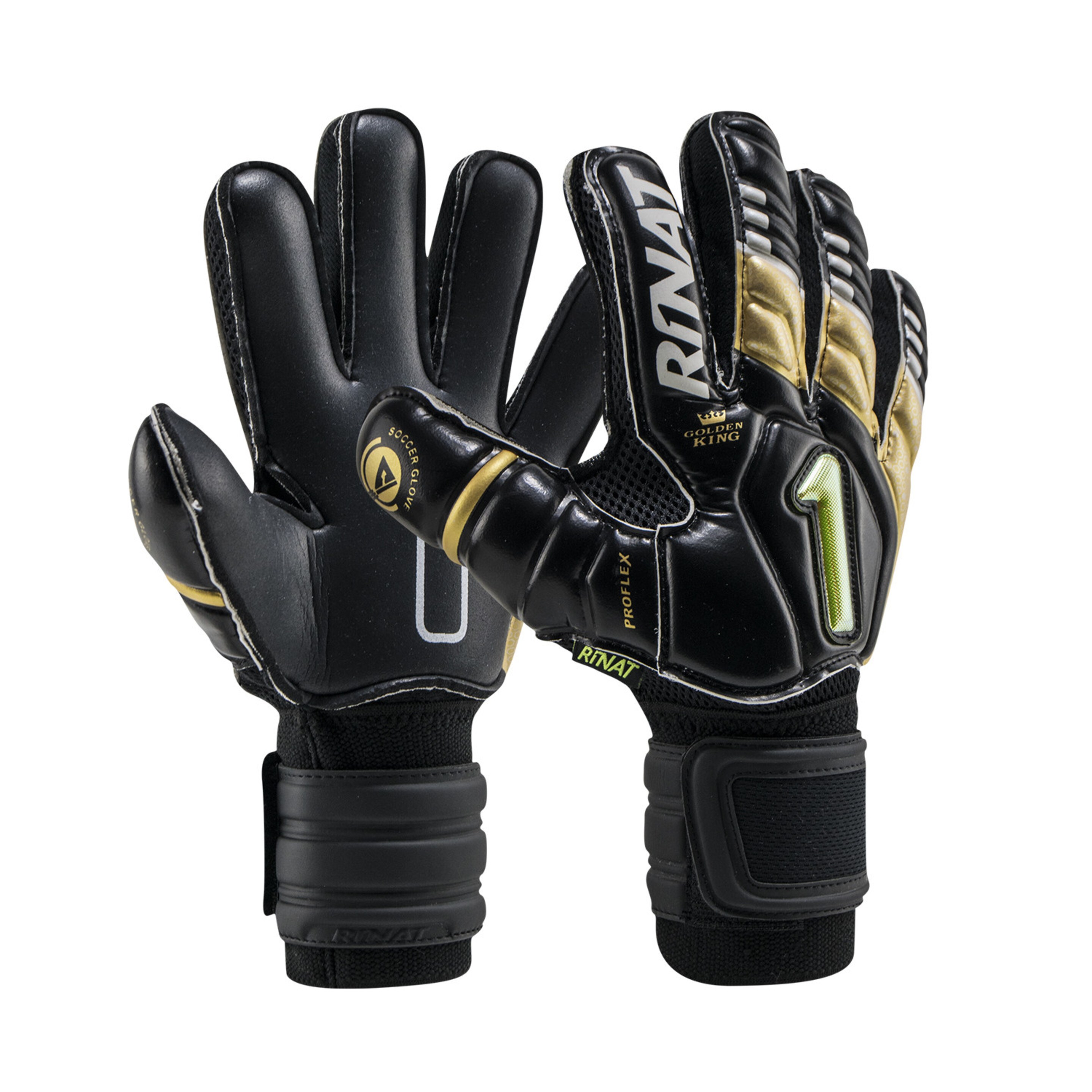 Guante De Portero Rinat Uno Premier Gk Semi Negro/ Oro Junior