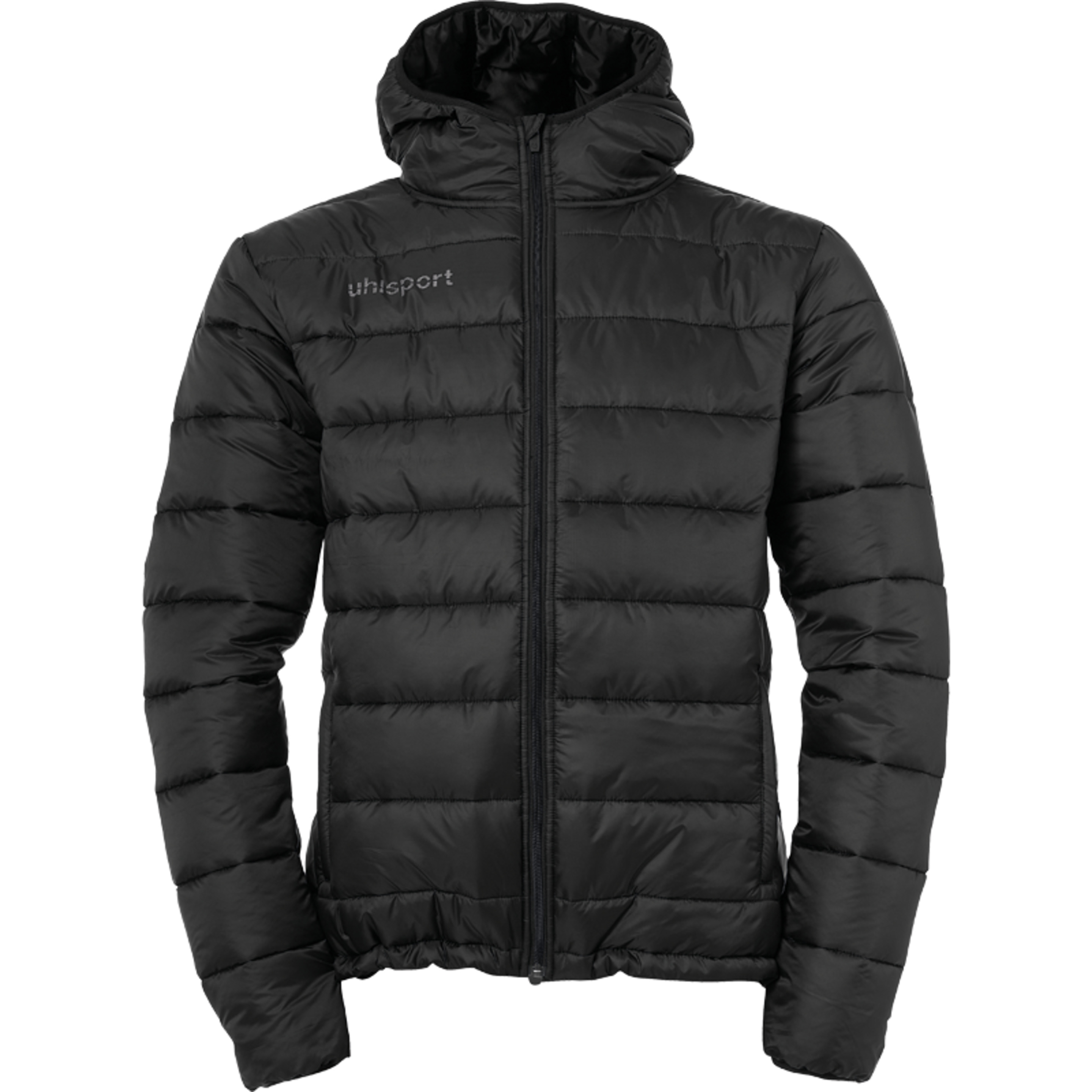 Essential Puffer Hood Jacket Negro Uhlsport