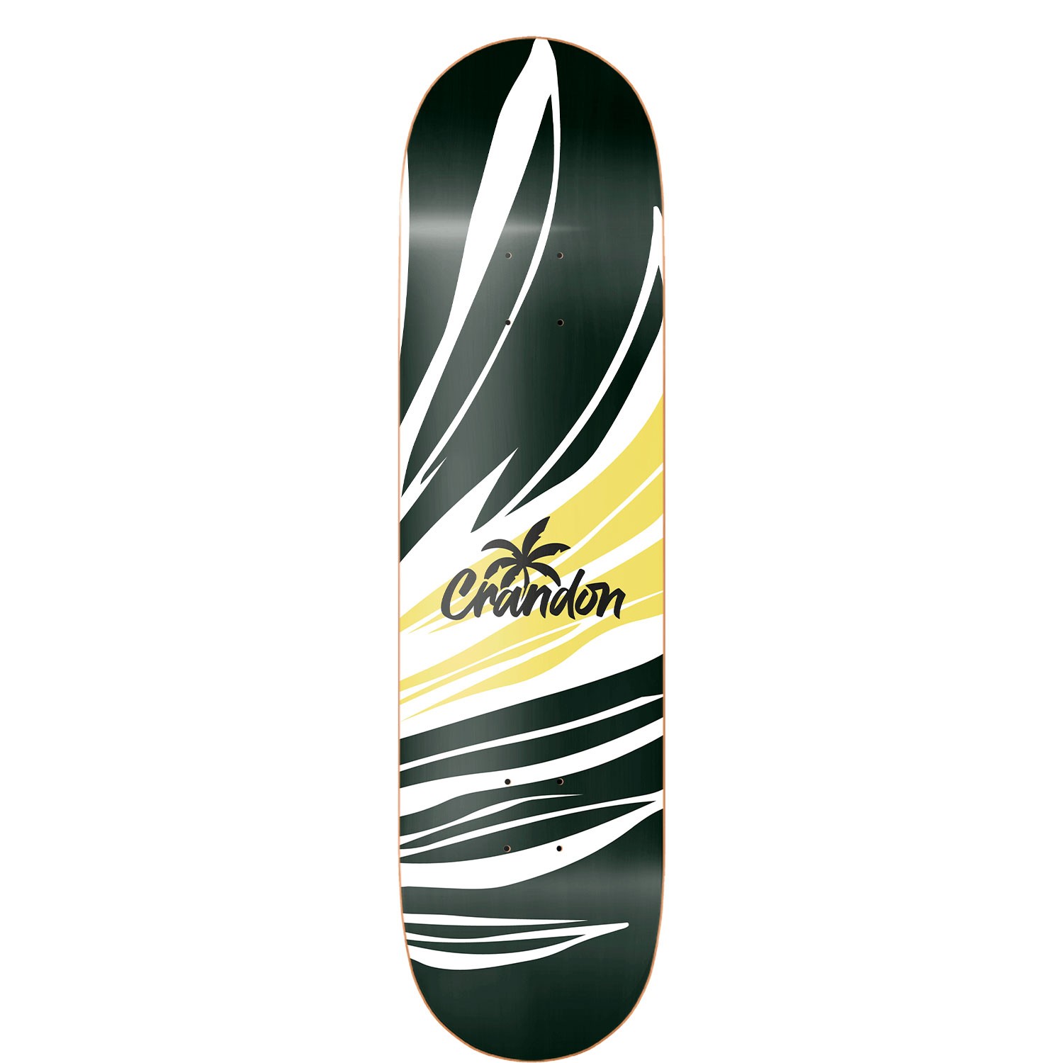 Skateboard Deck Unisex Crandon By Bestial Wolf - negro-amarillo - 