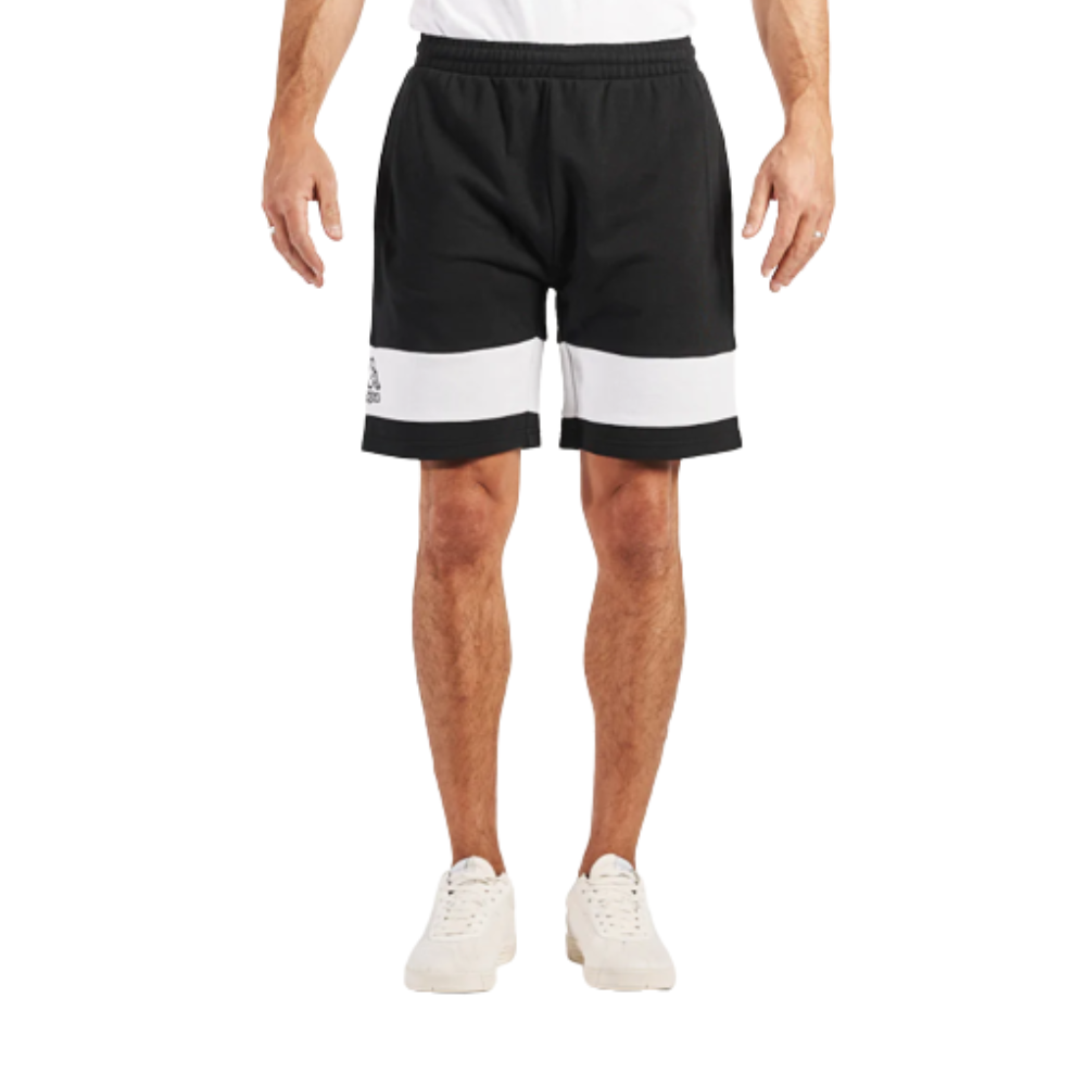Pantalones Cortos Kappa Logo Drit 34152mw - negro-blanco - 