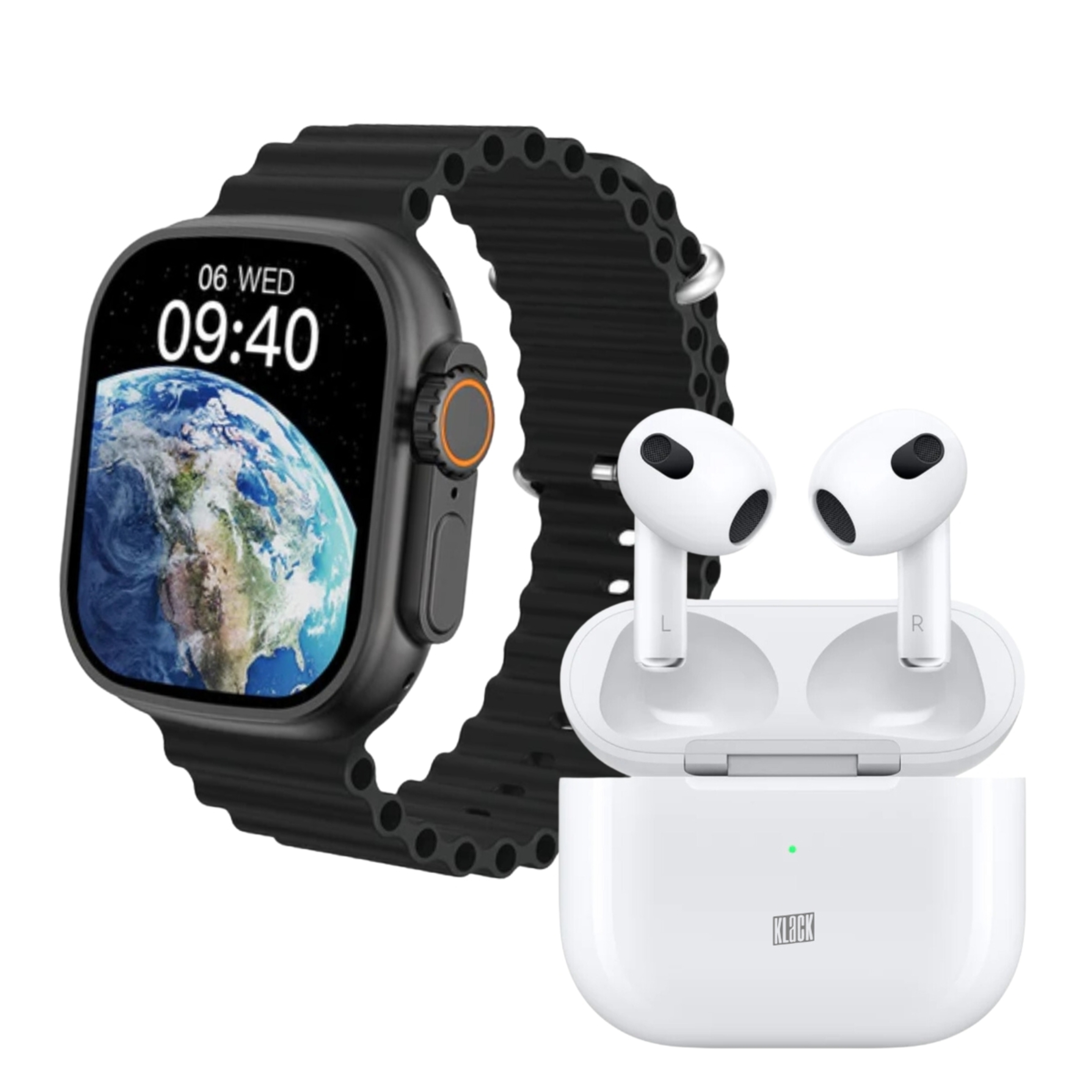 Pack Deportivo  Klack Smartwatch S8ultra Y Auriculares Bluetooth Pro 6s