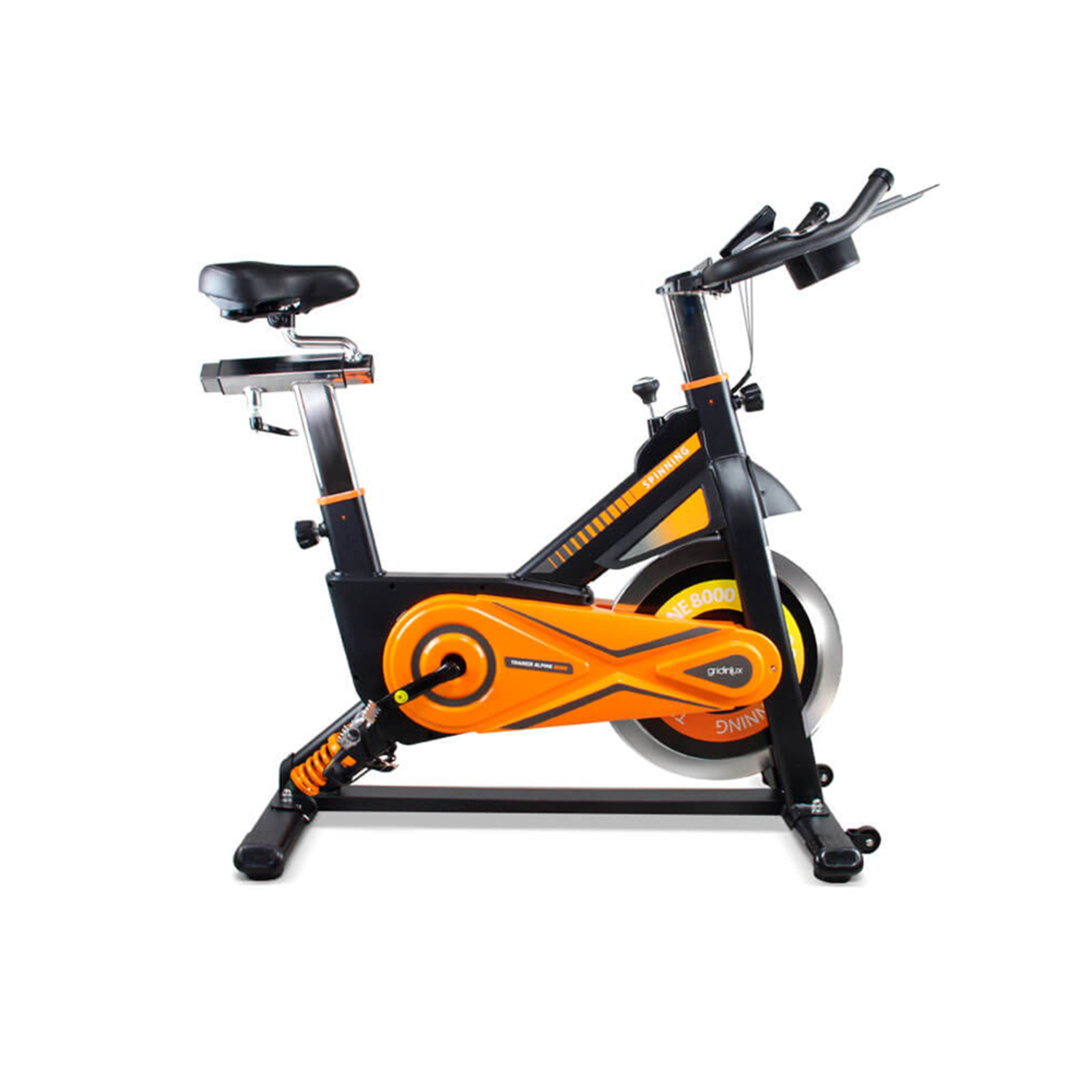 Bicicleta Spinning Gridinlux Alpine 8500 - naranja-negro - 