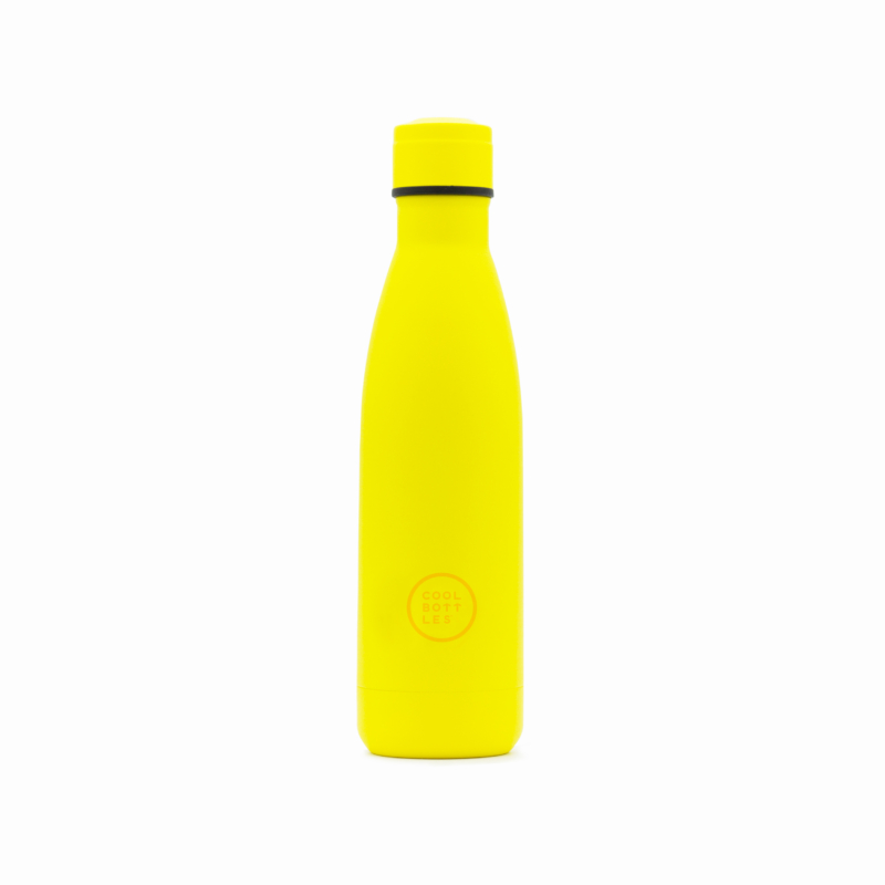 Garrafa Térmica Em Aço Inoxidável Neon Yellow - Cool Bottles - amarillo-fluor - 