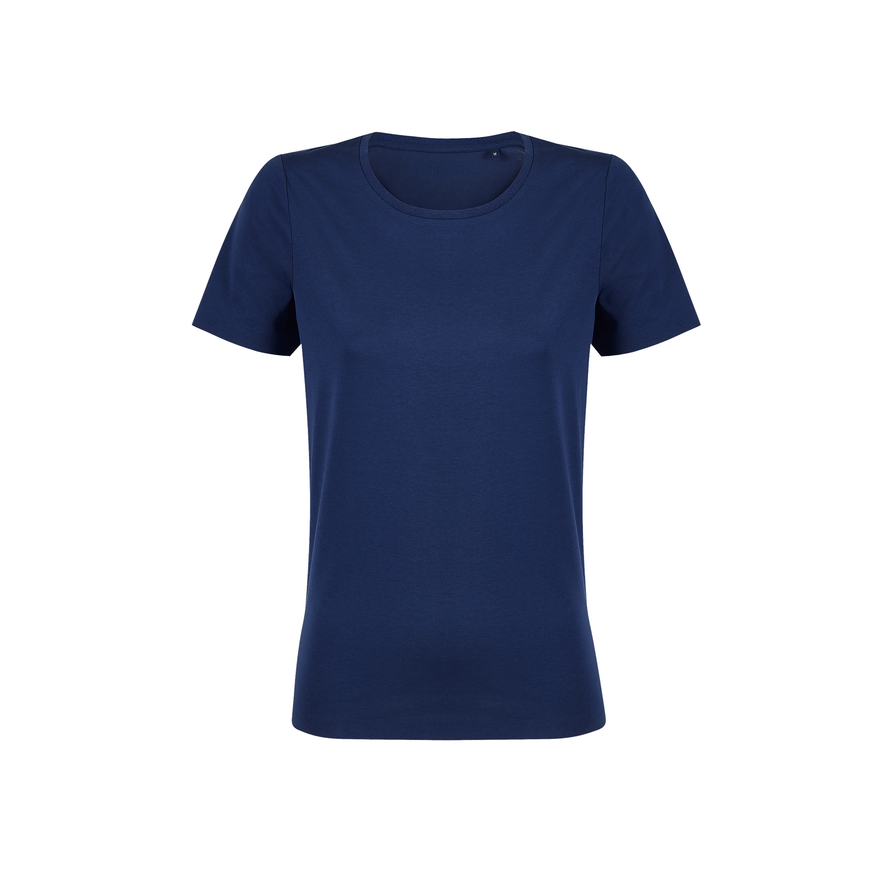 Camiseta Feminina De Manga Curta Mercerised Plain Jersey Neoblu Lucas Women's Dark Blue Xxl
