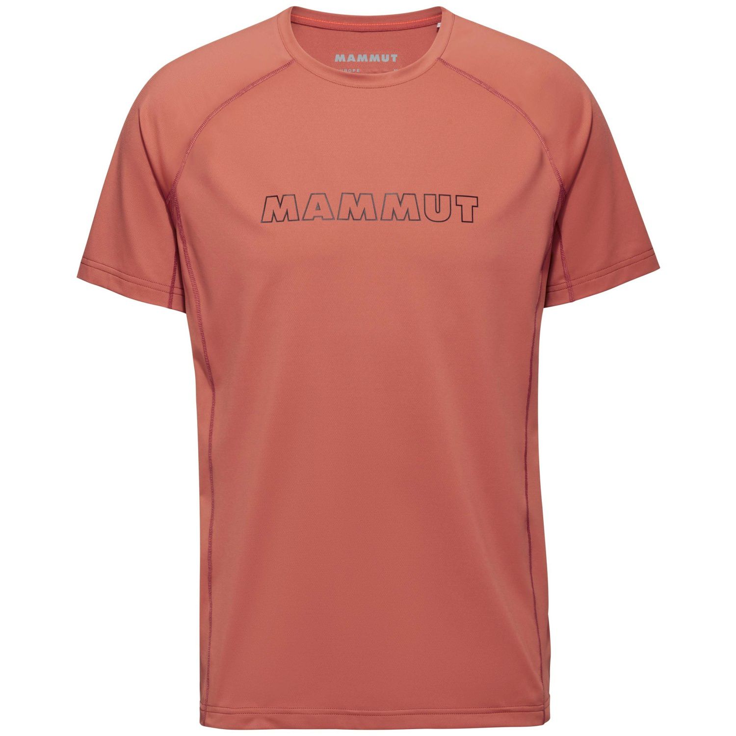 Camiseta De Montaña Mammut Selun Fl Logo - naranja - 