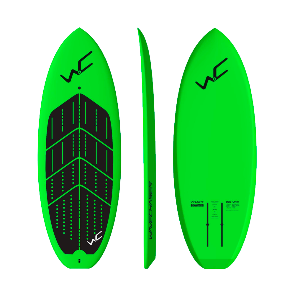 Tabla Wing/ Foil Carbon Wave Chaser 150 Vfx (4'11") Con Funda - Tabla Rígida