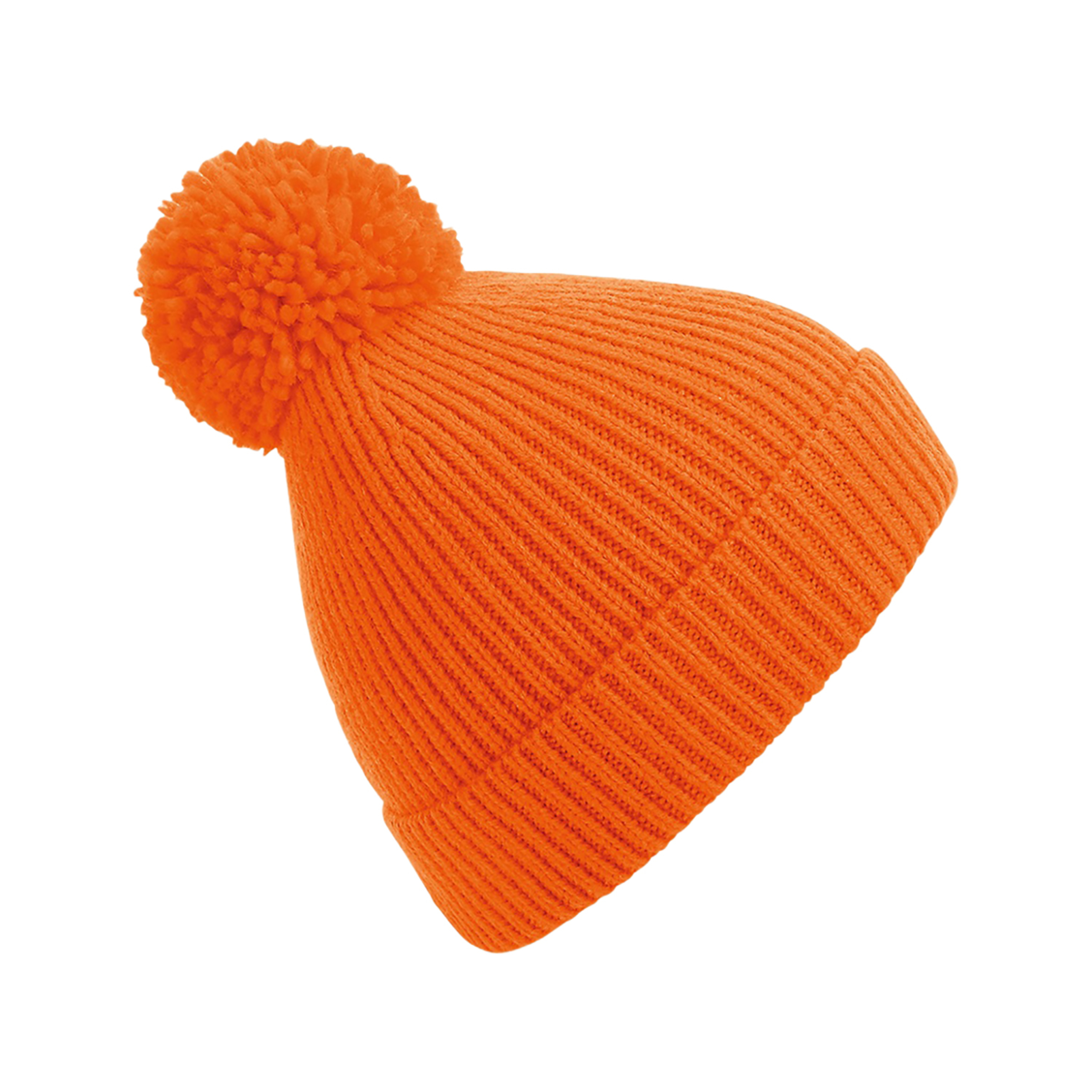 Gorro Beanie De Punto Engineered Con Pom Pom Beechfield